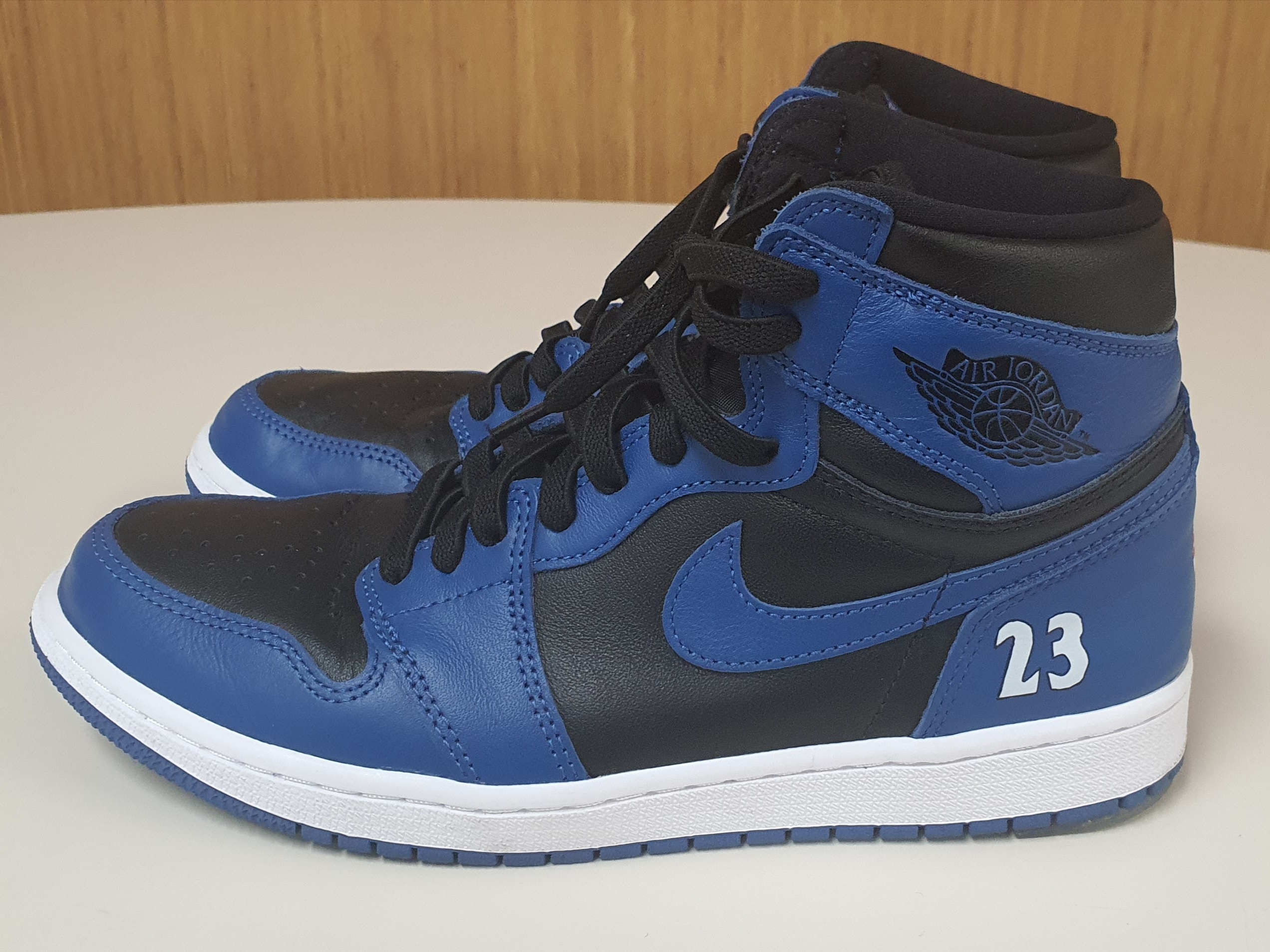 Jordan 1 Retro High OG Dark Marina Blue 착용 스타일 - 3