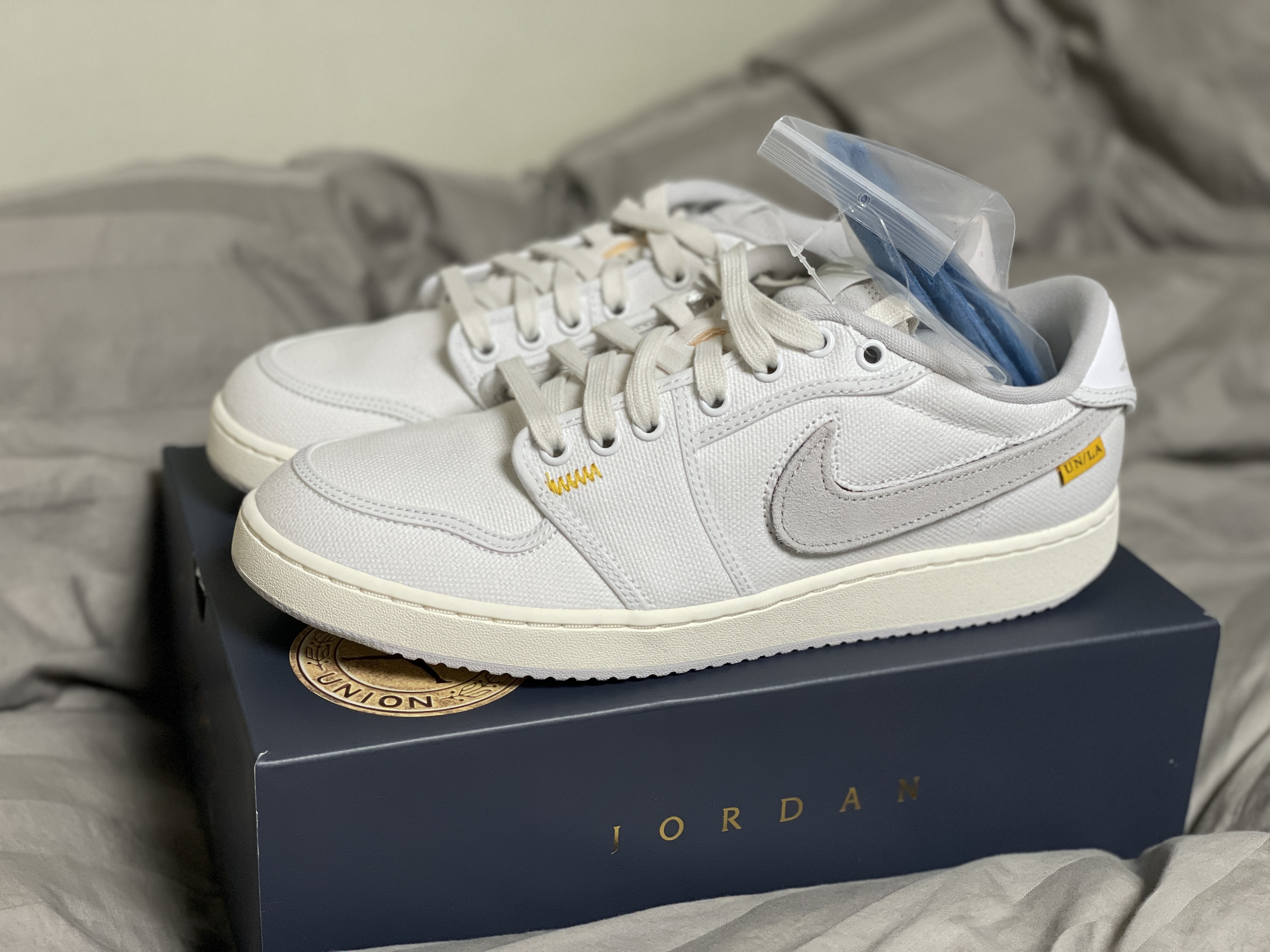 Jordan 1 x Union KO Low White 착용 스타일 - 1