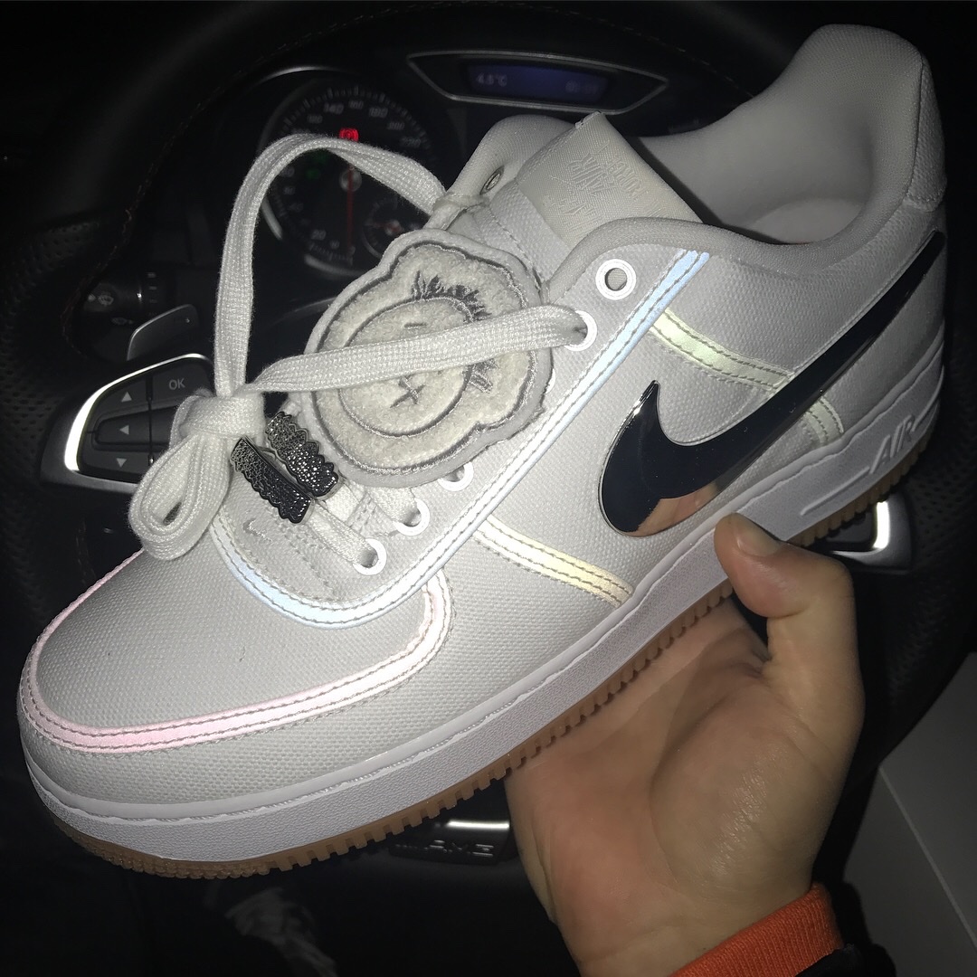 Nike x Acronym Lunar Force 1 SP AF100, Nike x Travis Scott Air Force 1 Low White 착용 스타일 - 2