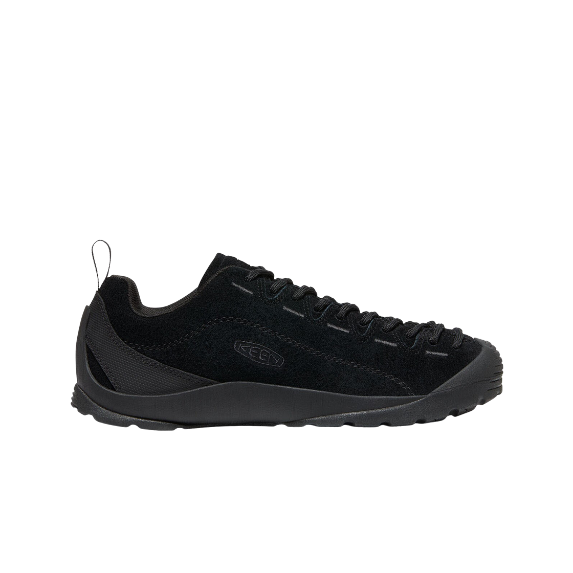 (W) 킨 재스퍼 스웨이드 스니커즈 블랙((W) Keen Jasper Suede Sneakers Black)