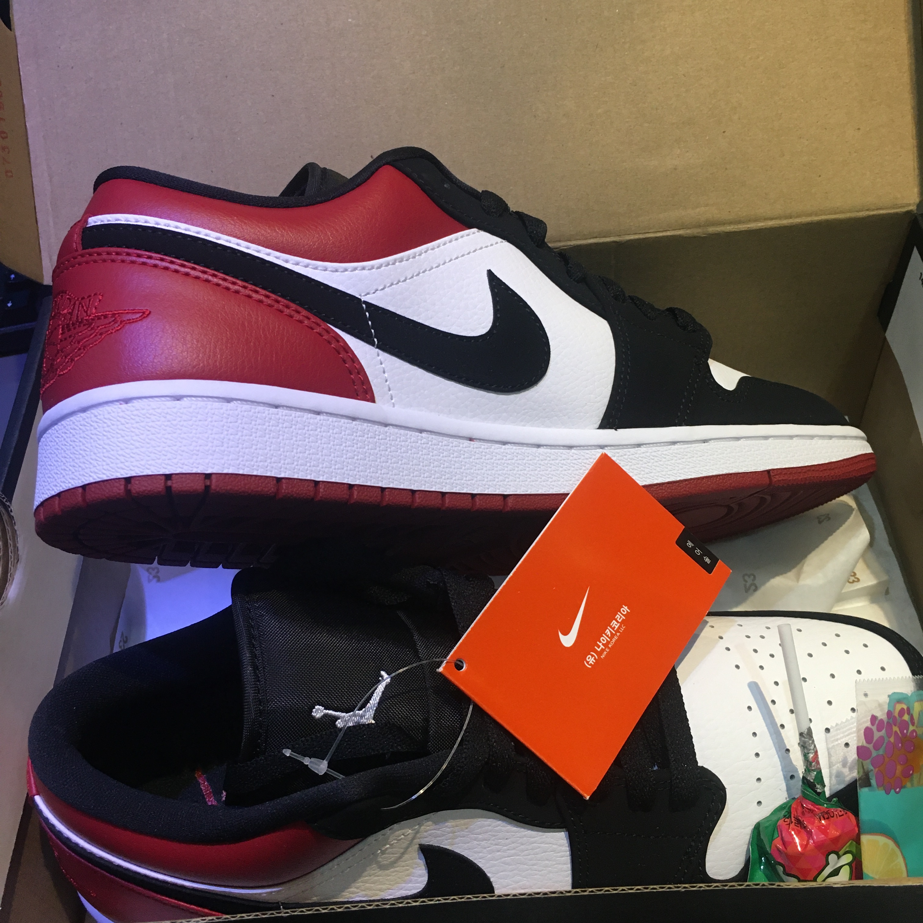 Jordan 1 Low Black Toe 착용 스타일