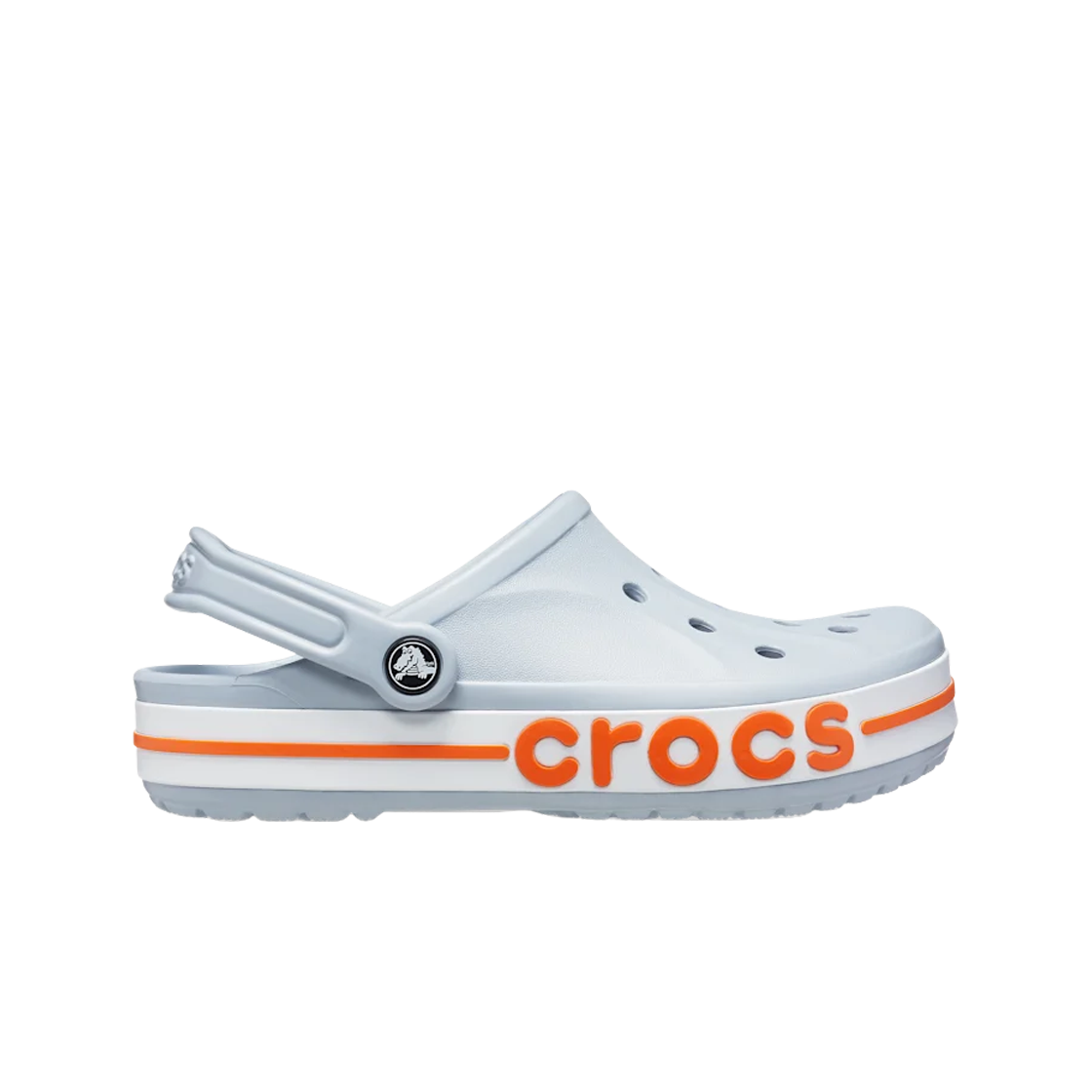 크록스 바야밴드 클로그 블루 그레이 오렌지(Crocs Bayaband Clog Blue Grey Orange)