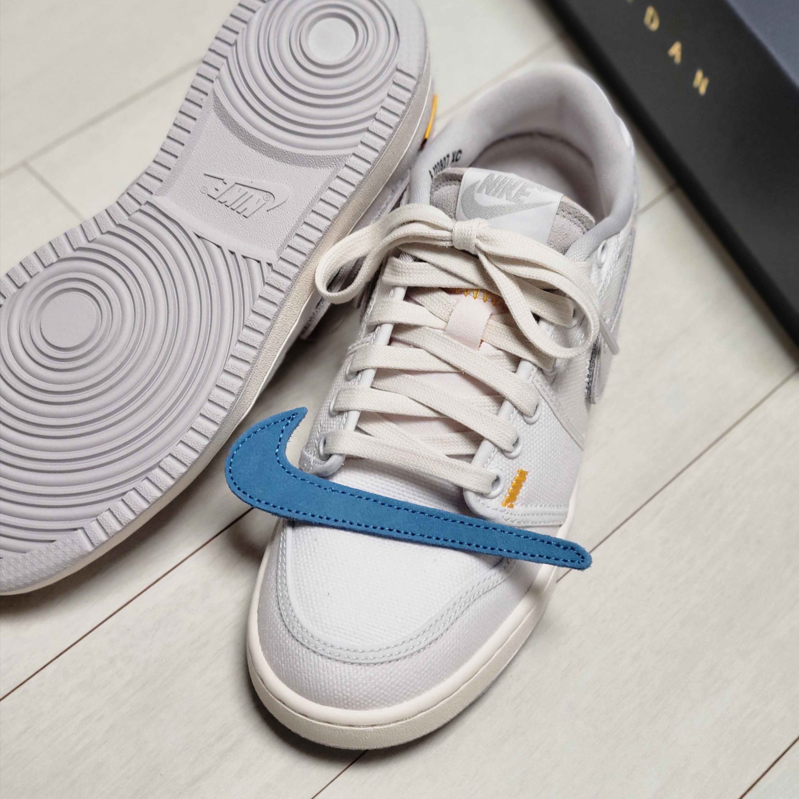 Jordan 1 x Union KO Low White 착용 스타일 - 4