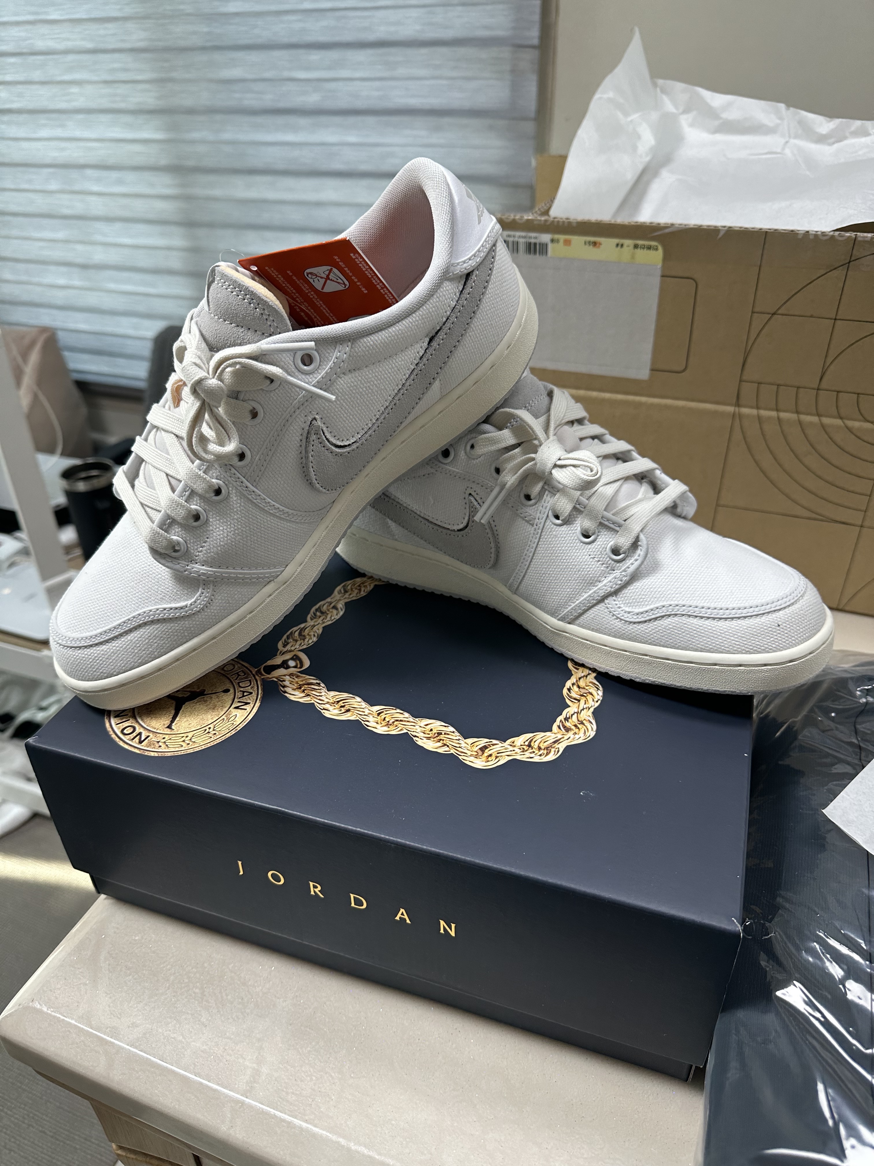Jordan 1 x Union KO Low White 착용 스타일 - 4