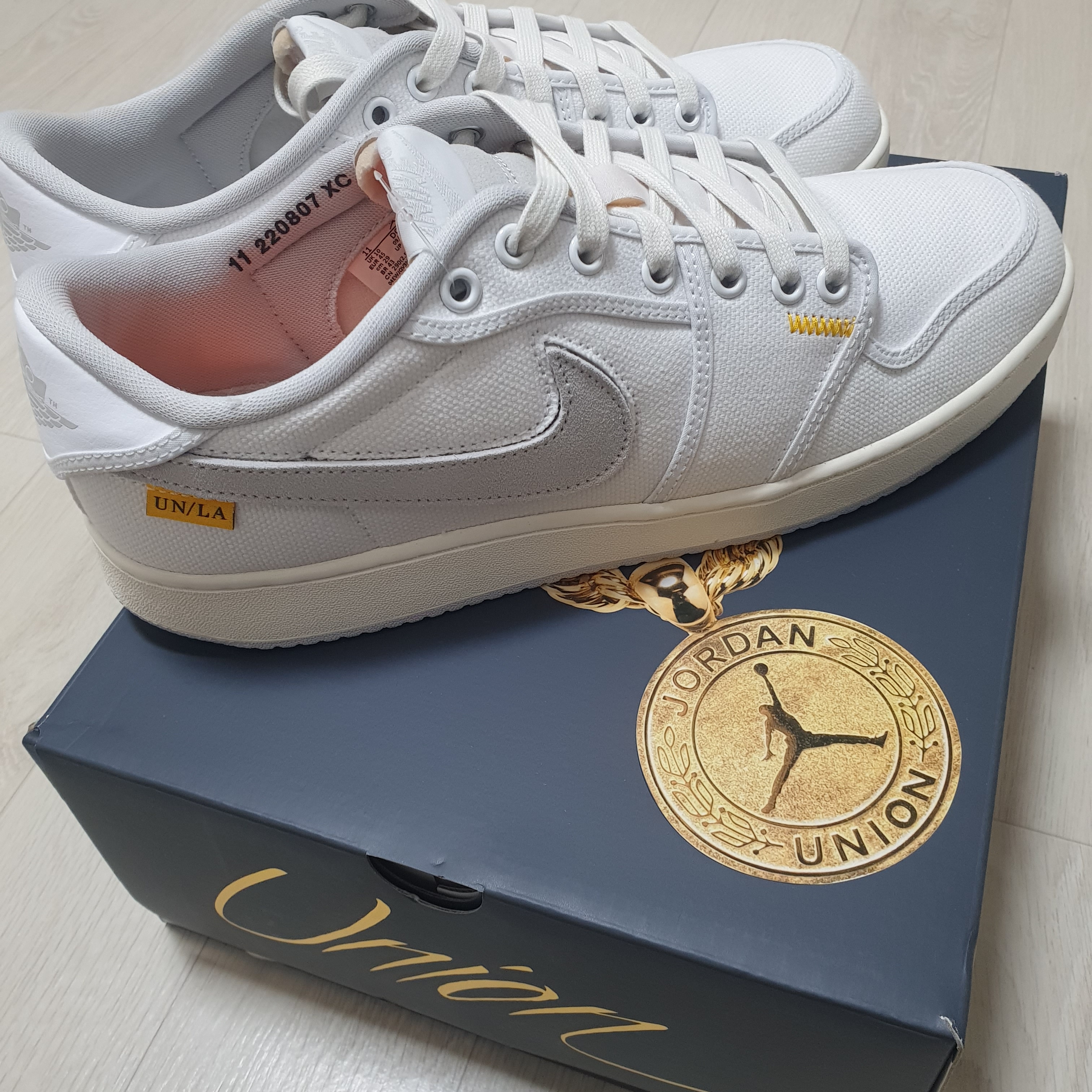 Jordan 1 x Union KO Low White 착용 스타일 - 2