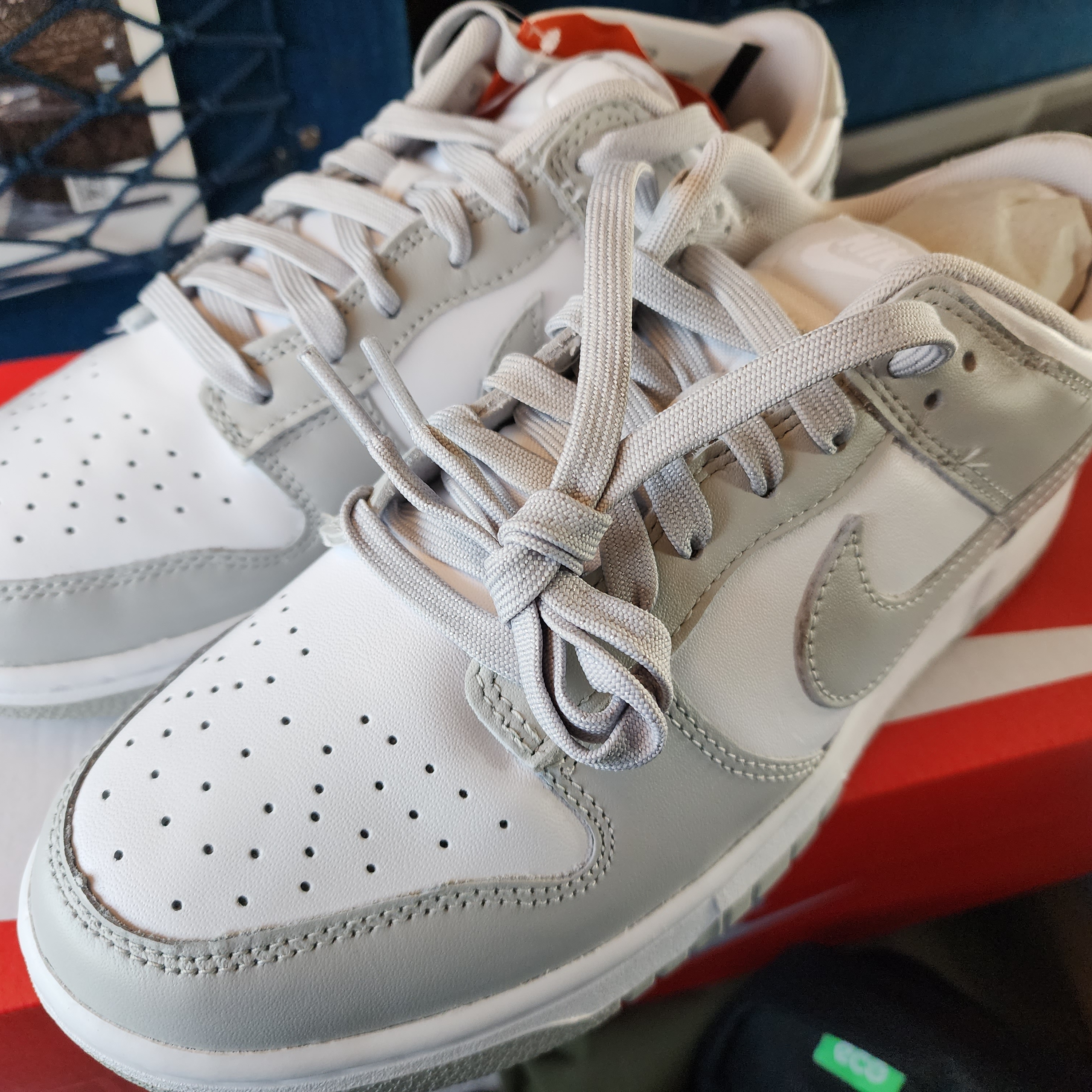 Nike Dunk Low Retro Grey Fog 착용 스타일