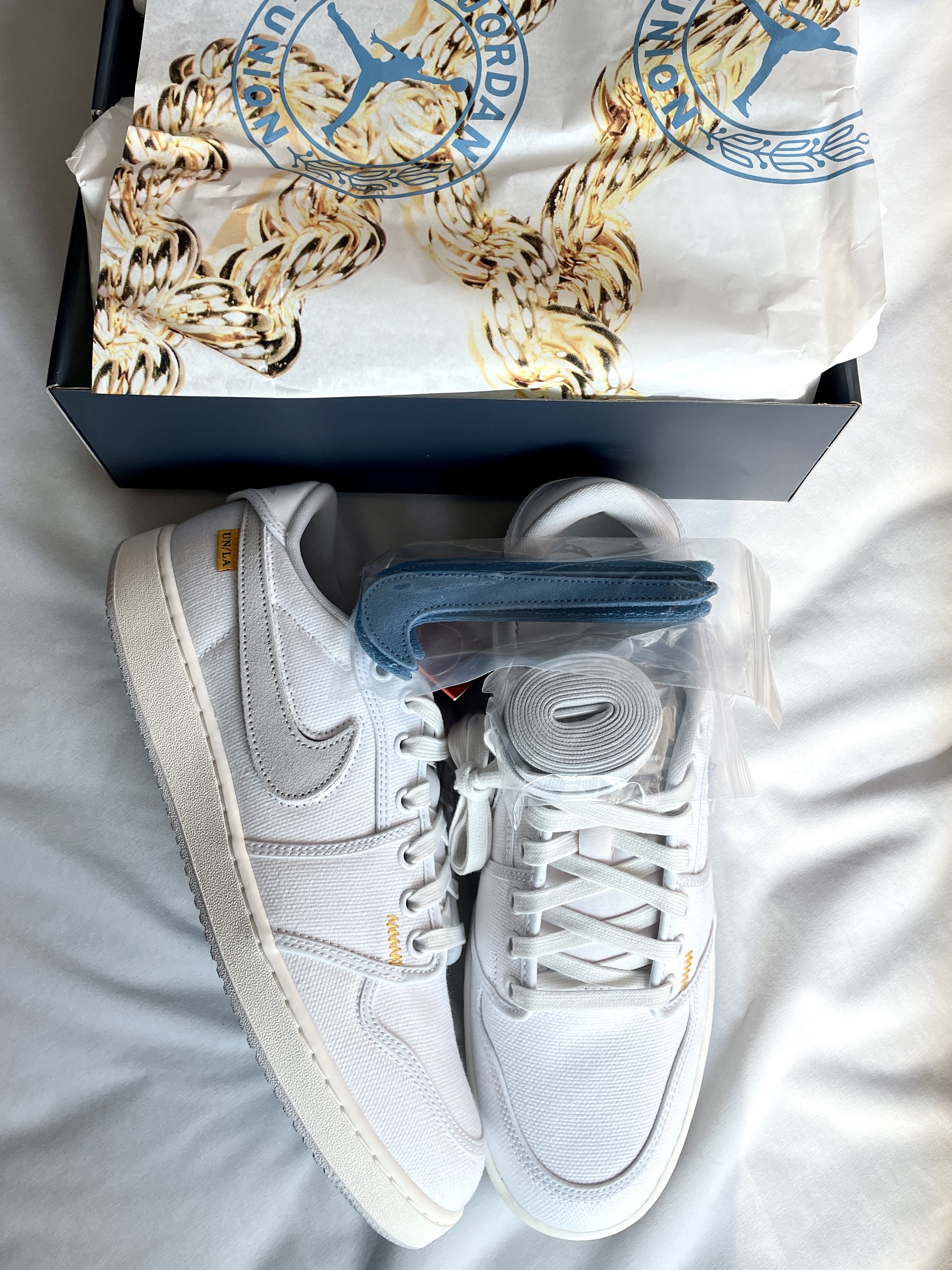 Jordan 1 x Union KO Low White 착용 스타일