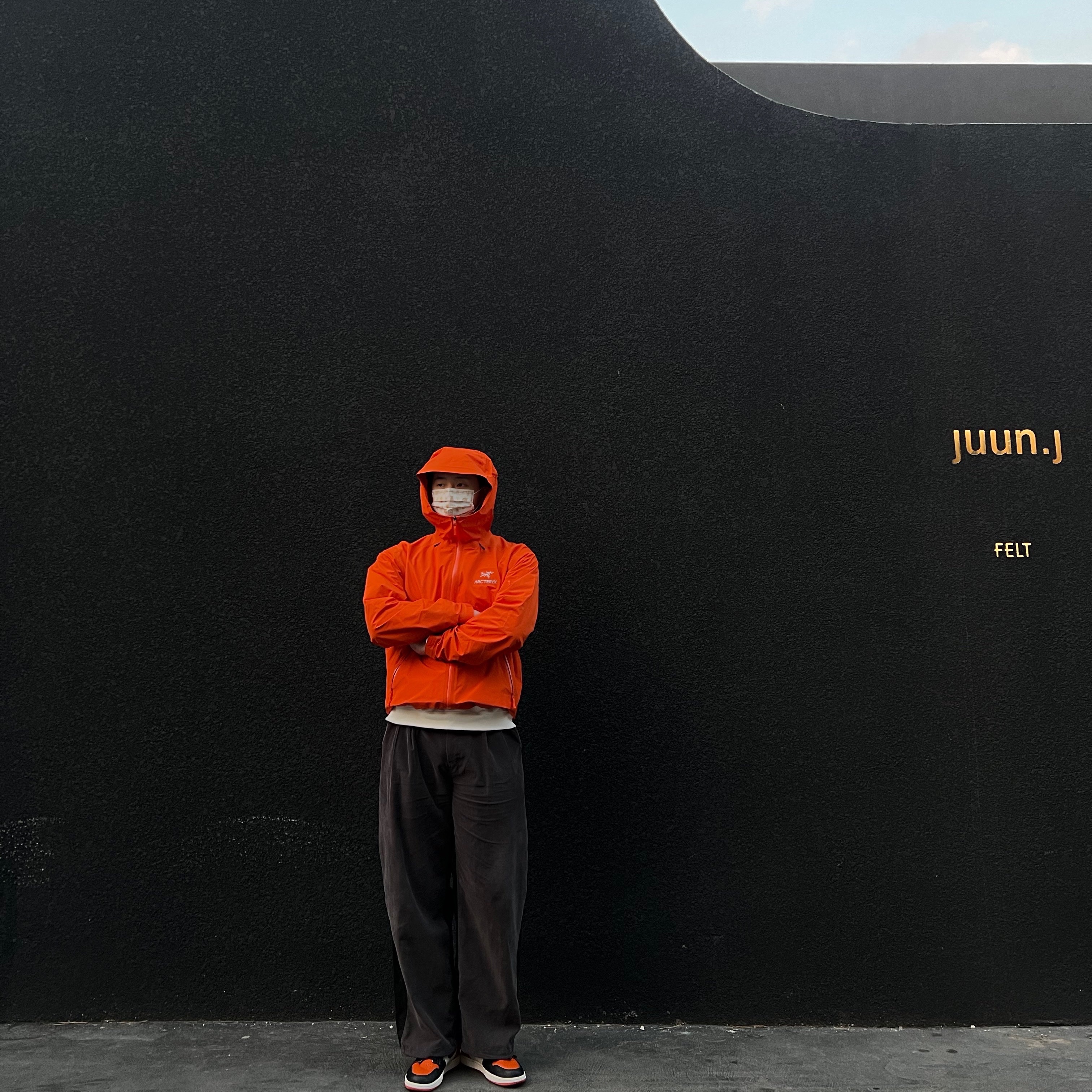 Arc'teryx Beta LT Jacket Phenom, Jordan 1 Retro Shattered Backboard 착용 스타일 - 2