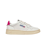 Autry Medalist Low Leather Sneakers White Bubble