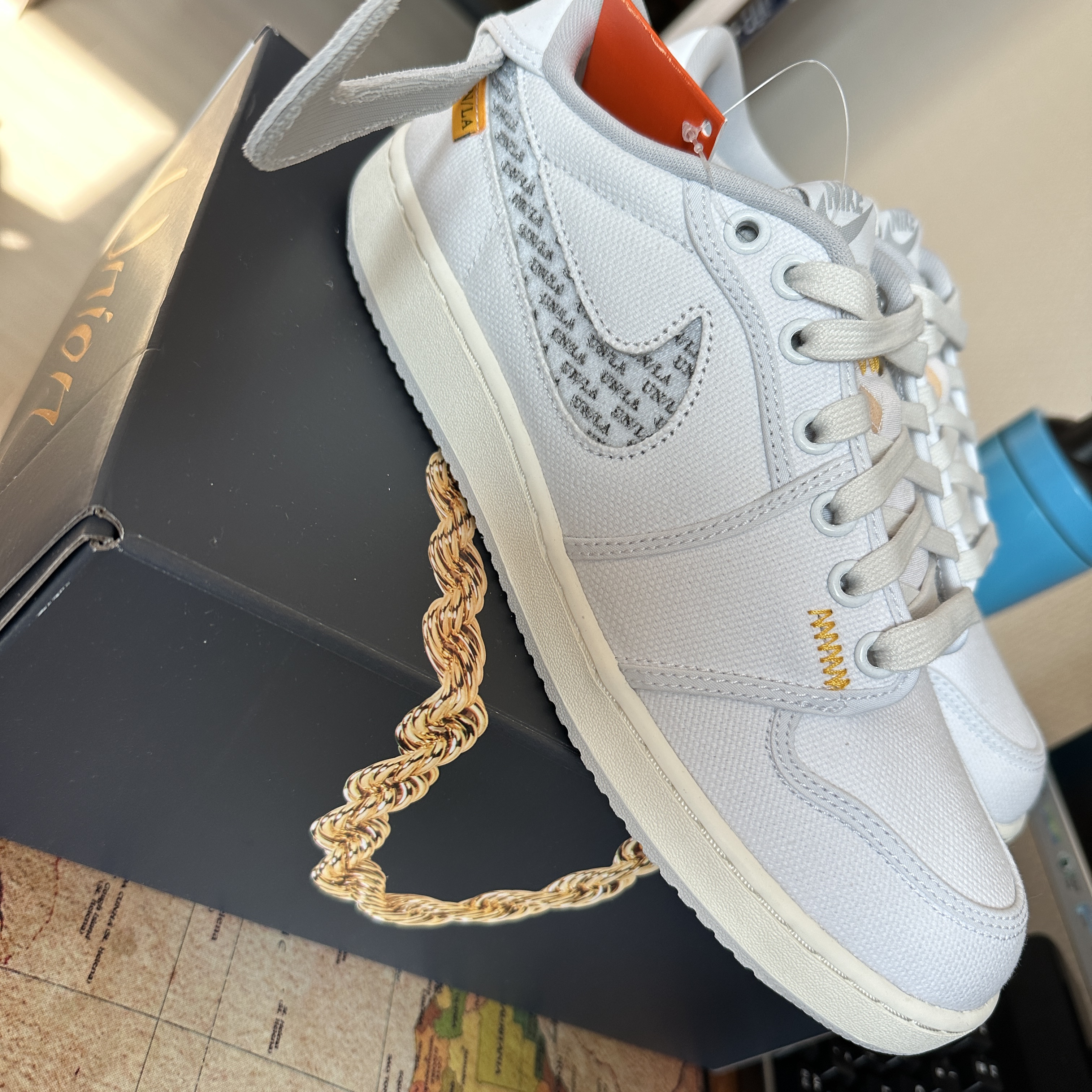 Jordan 1 x Union KO Low White 착용 스타일 - 4