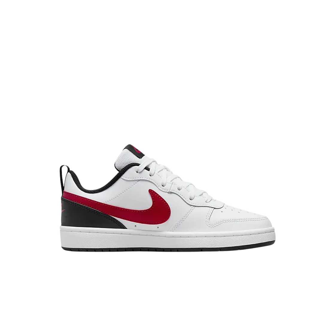 (GS) 나이키 코트 버로우 로우 2 SE 화이트 유니버시티 레드((GS) Nike Court Borough Low 2 SE White University Red)