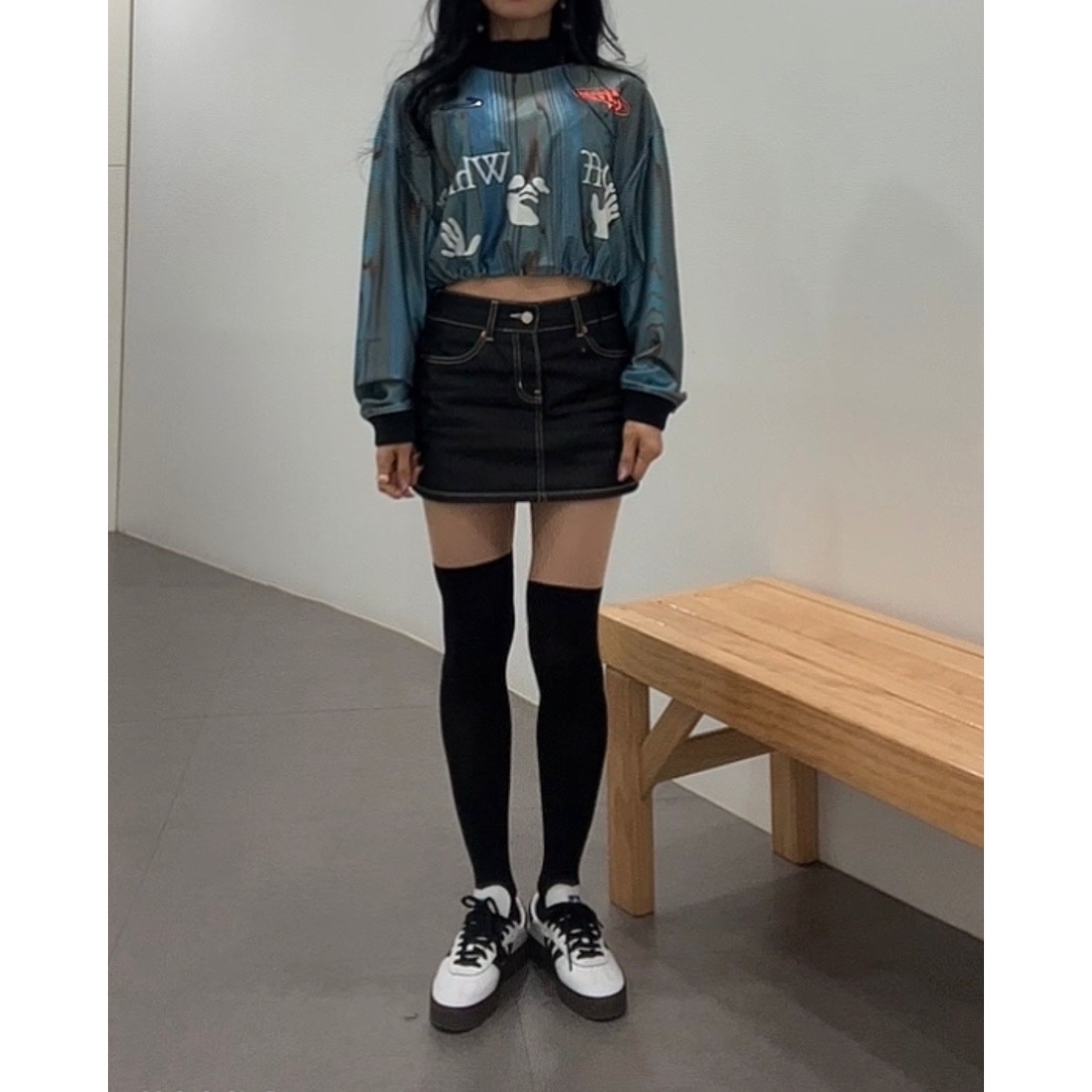 Nike x Off-White NRG Jersey Imperial Blue - Asia 착용 스타일