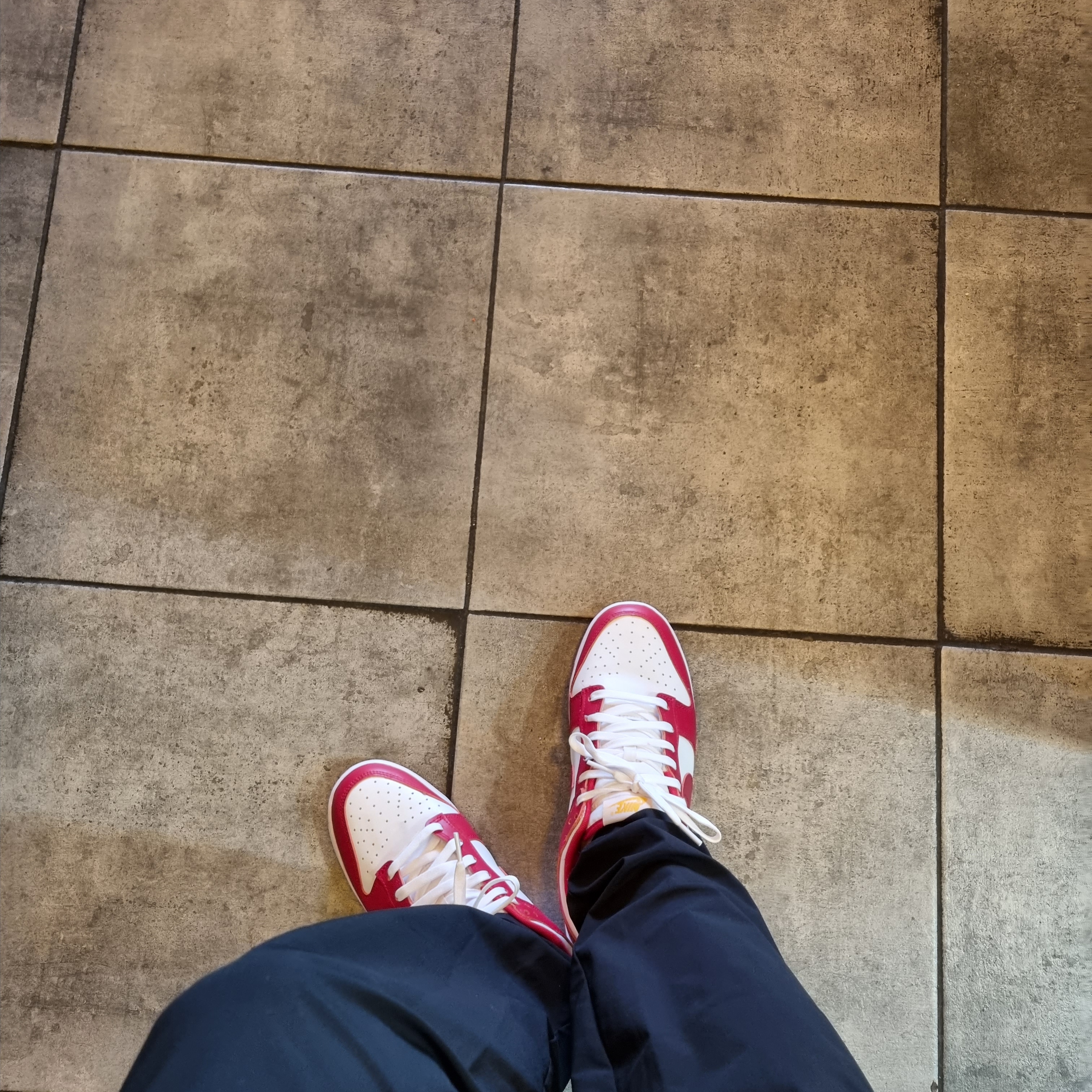 Nike Dunk Low Retro Gym Red 착용 스타일
