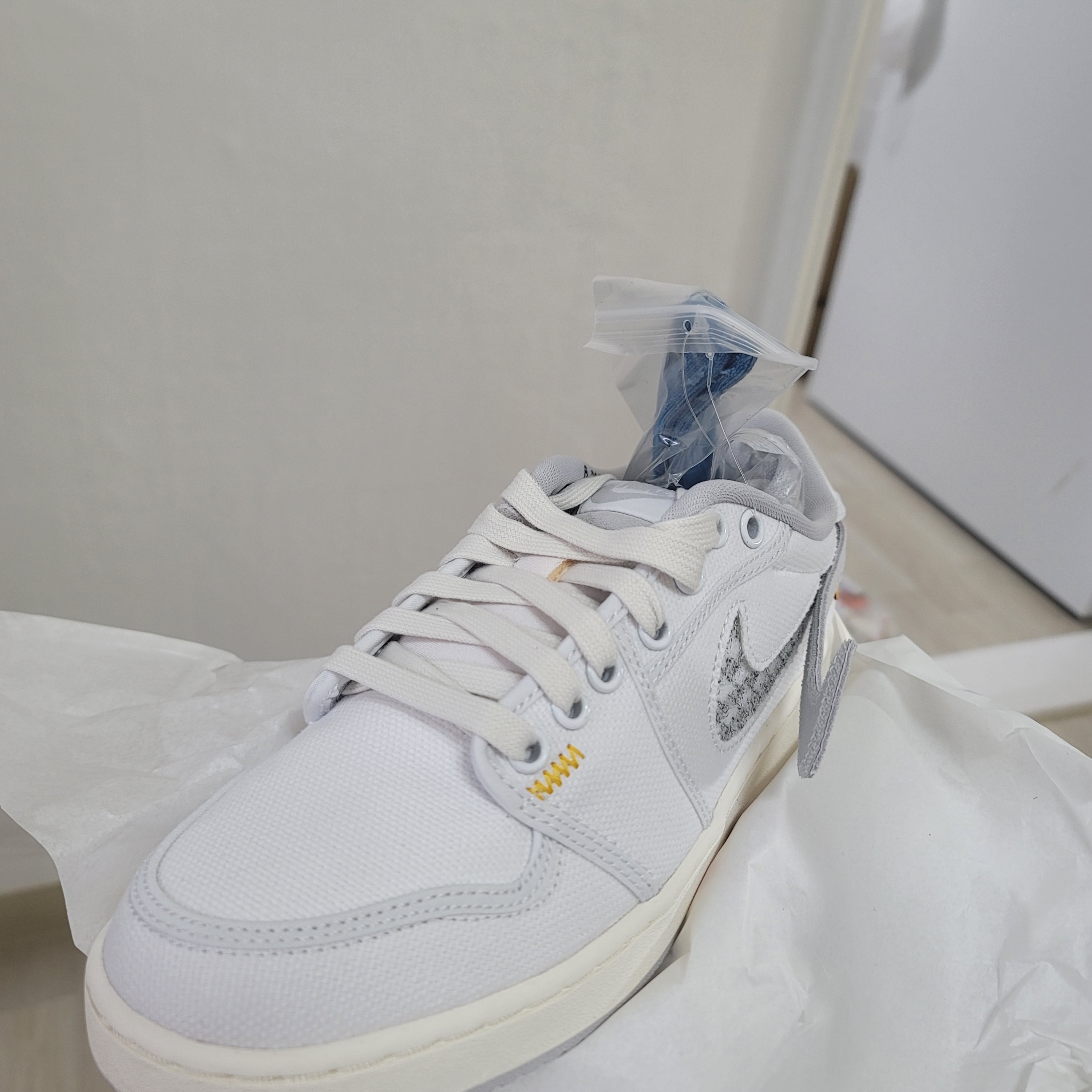 Jordan 1 x Union KO Low White 착용 스타일
