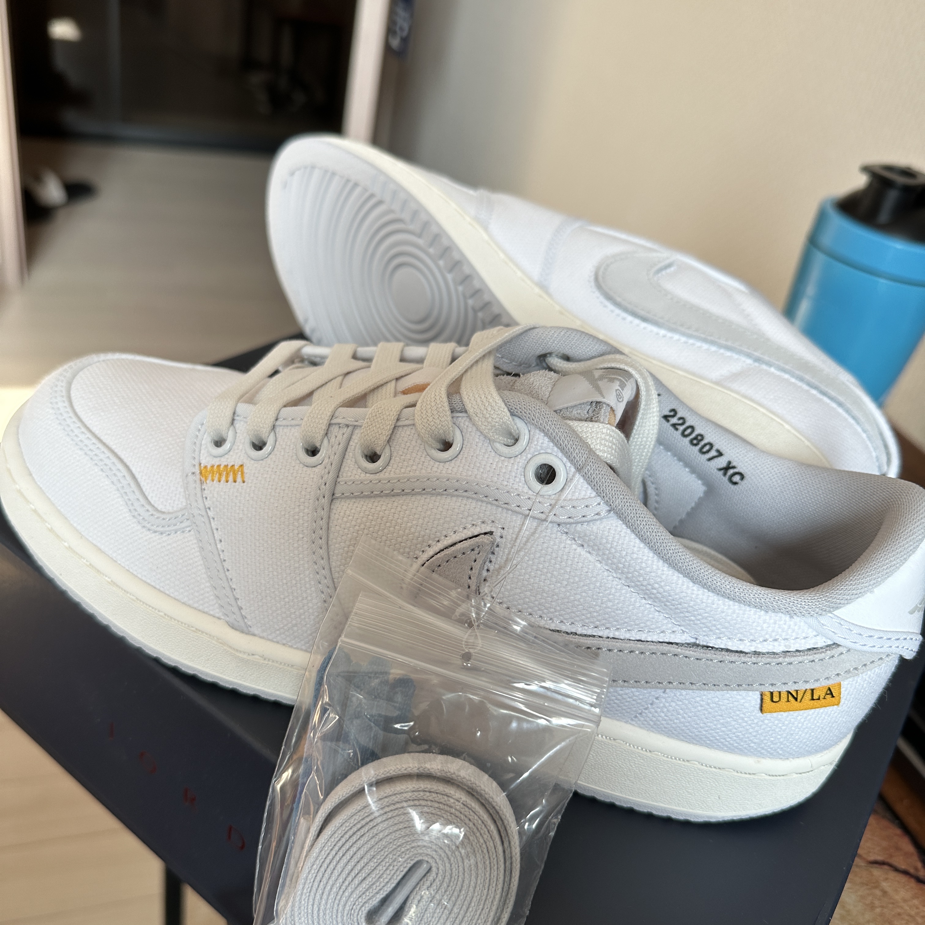 Jordan 1 x Union KO Low White 착용 스타일 - 3