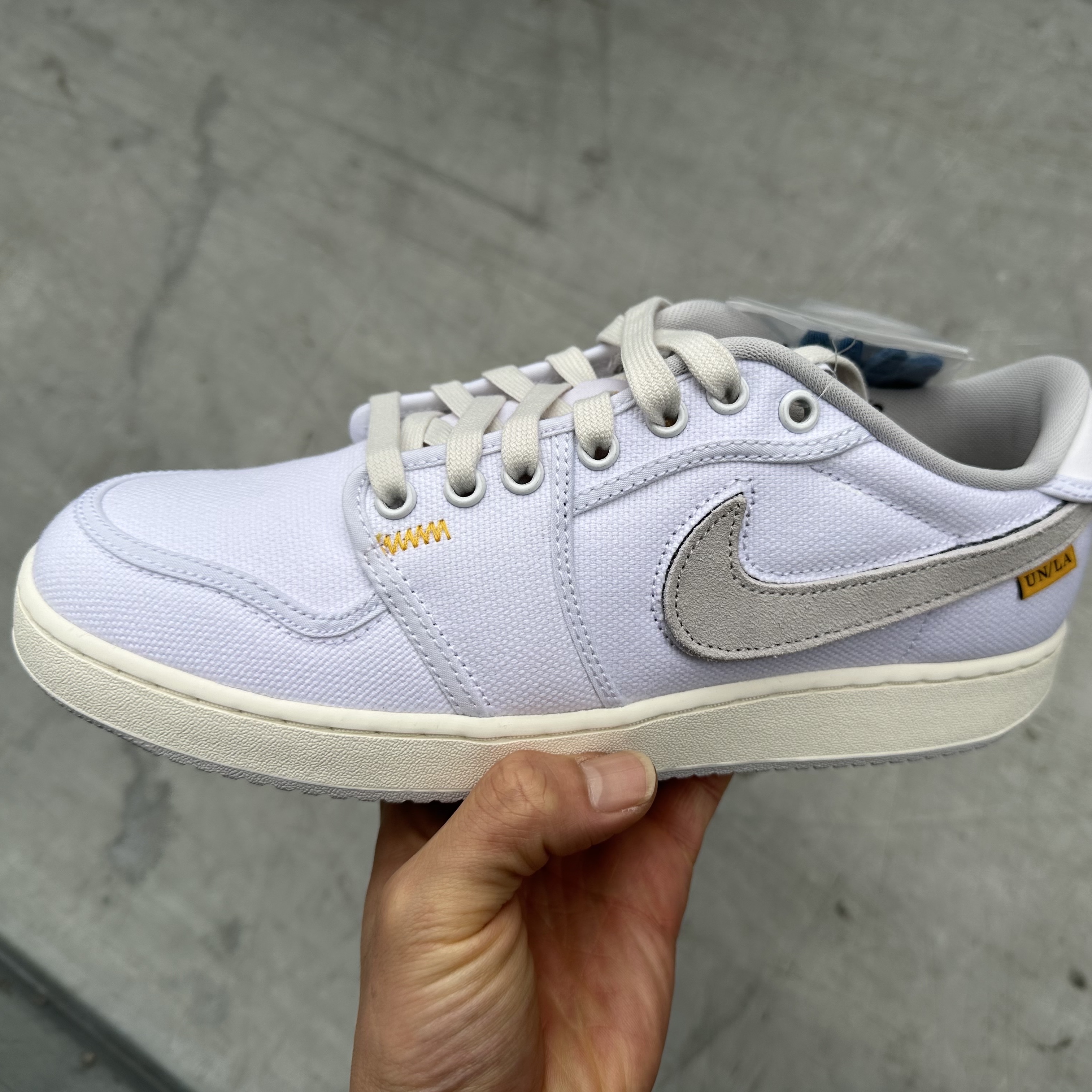 Jordan 1 x Union KO Low White 착용 스타일