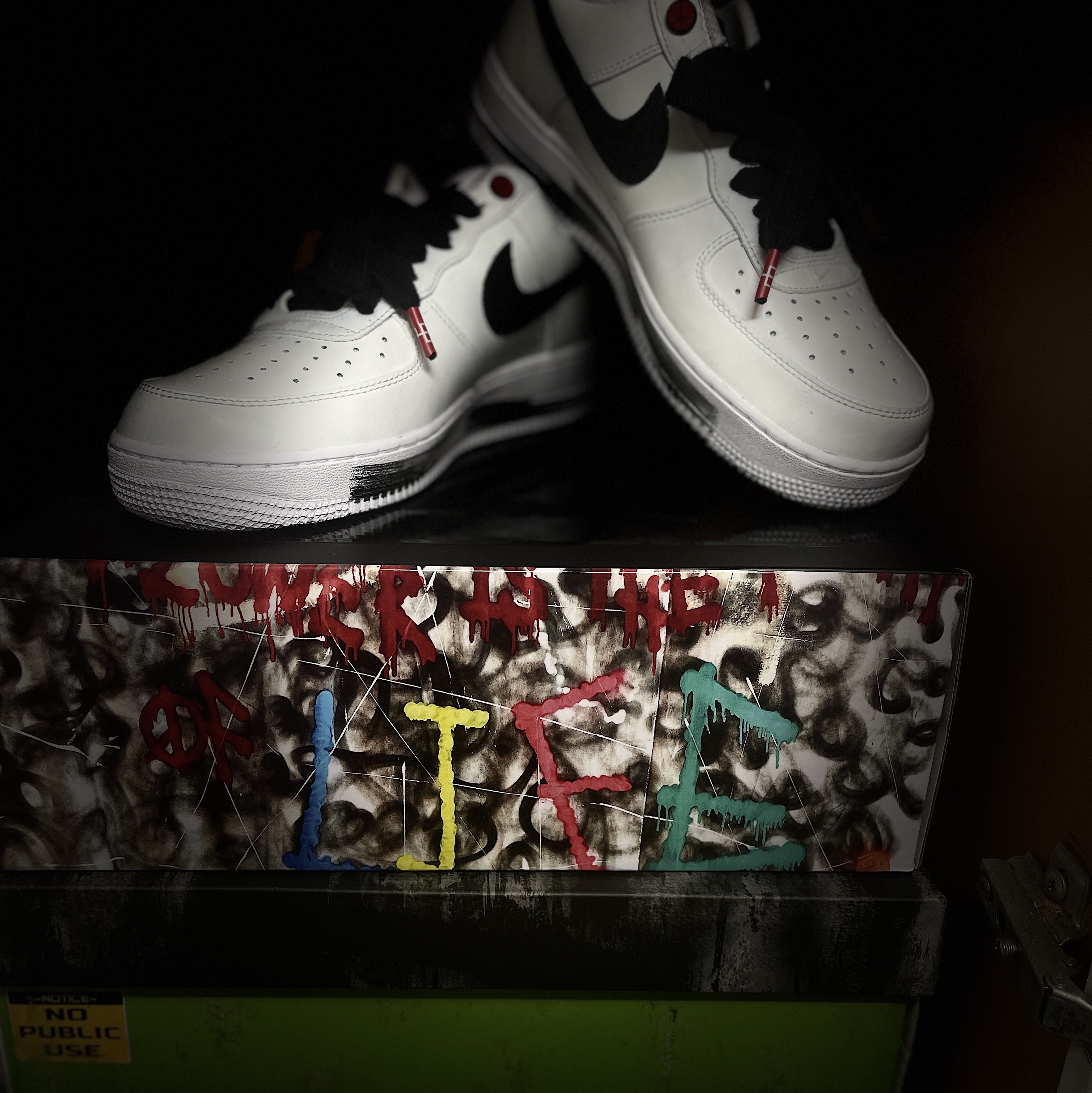 Nike x Peaceminusone Air Force 1 Low Para-Noise 2.0, Nike x Supreme Air Force 1 Low White 착용 스타일 - 2