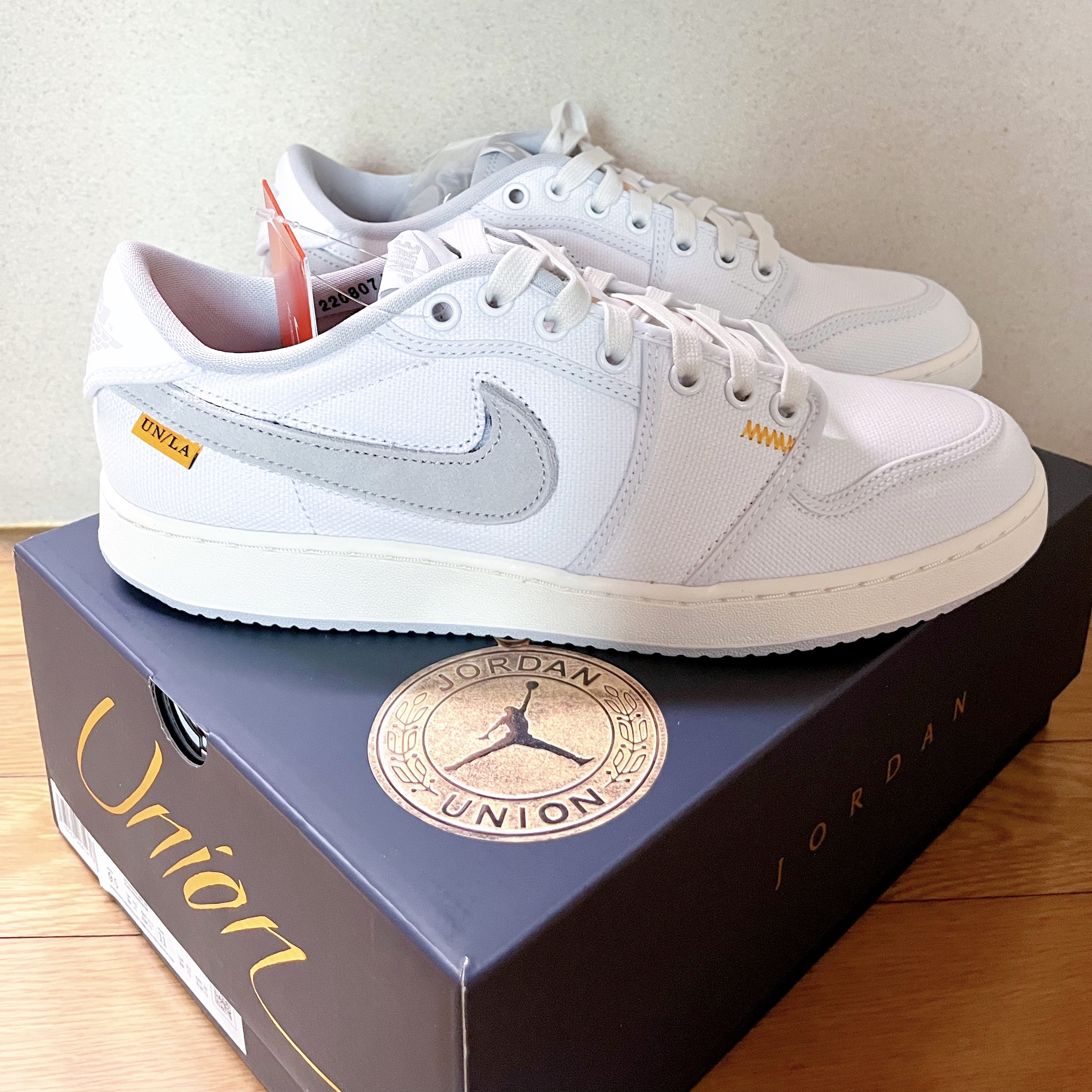 Jordan 1 x Union KO Low White 착용 스타일