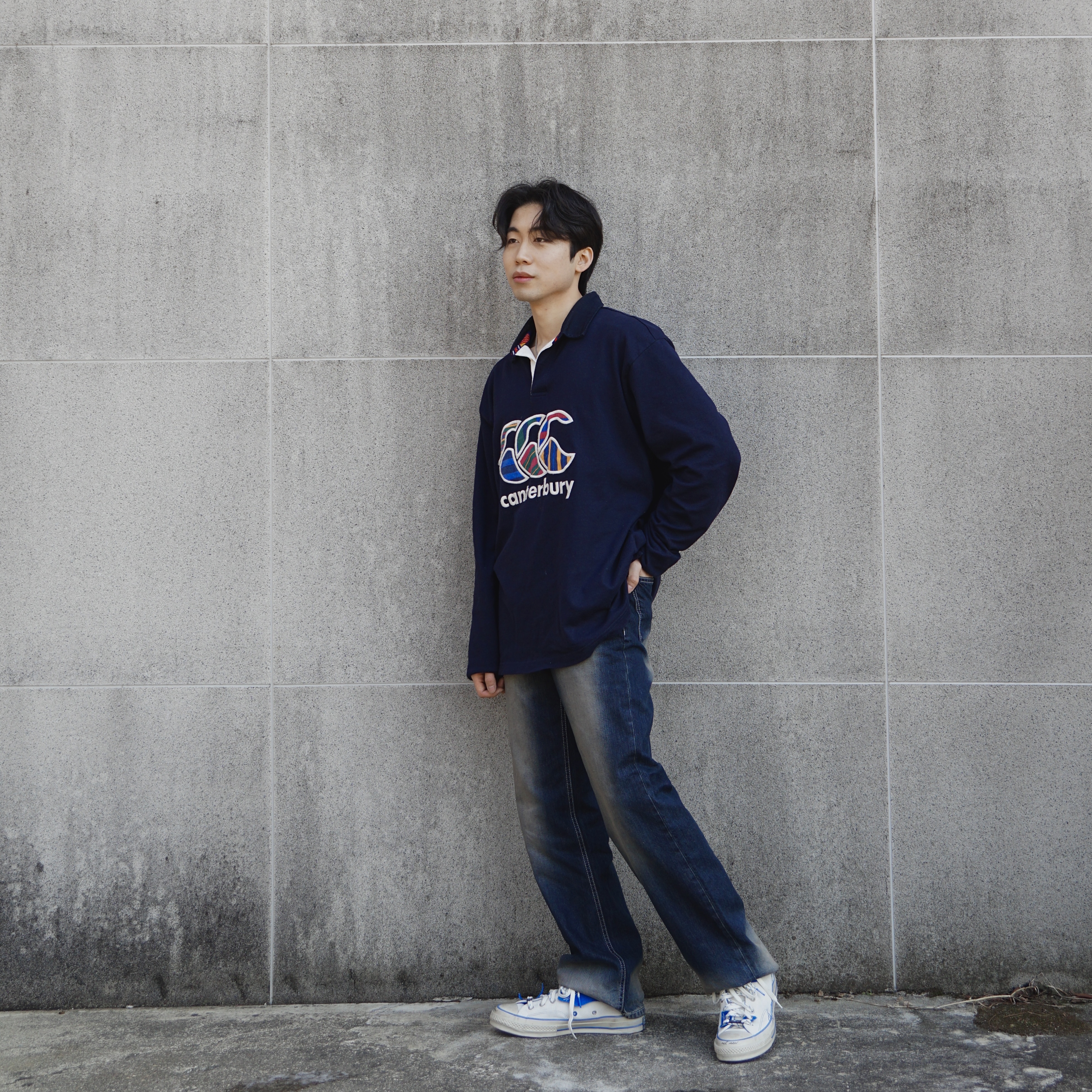 Converse x Ader Error Chuck 70 High White 착용 스타일 - 1