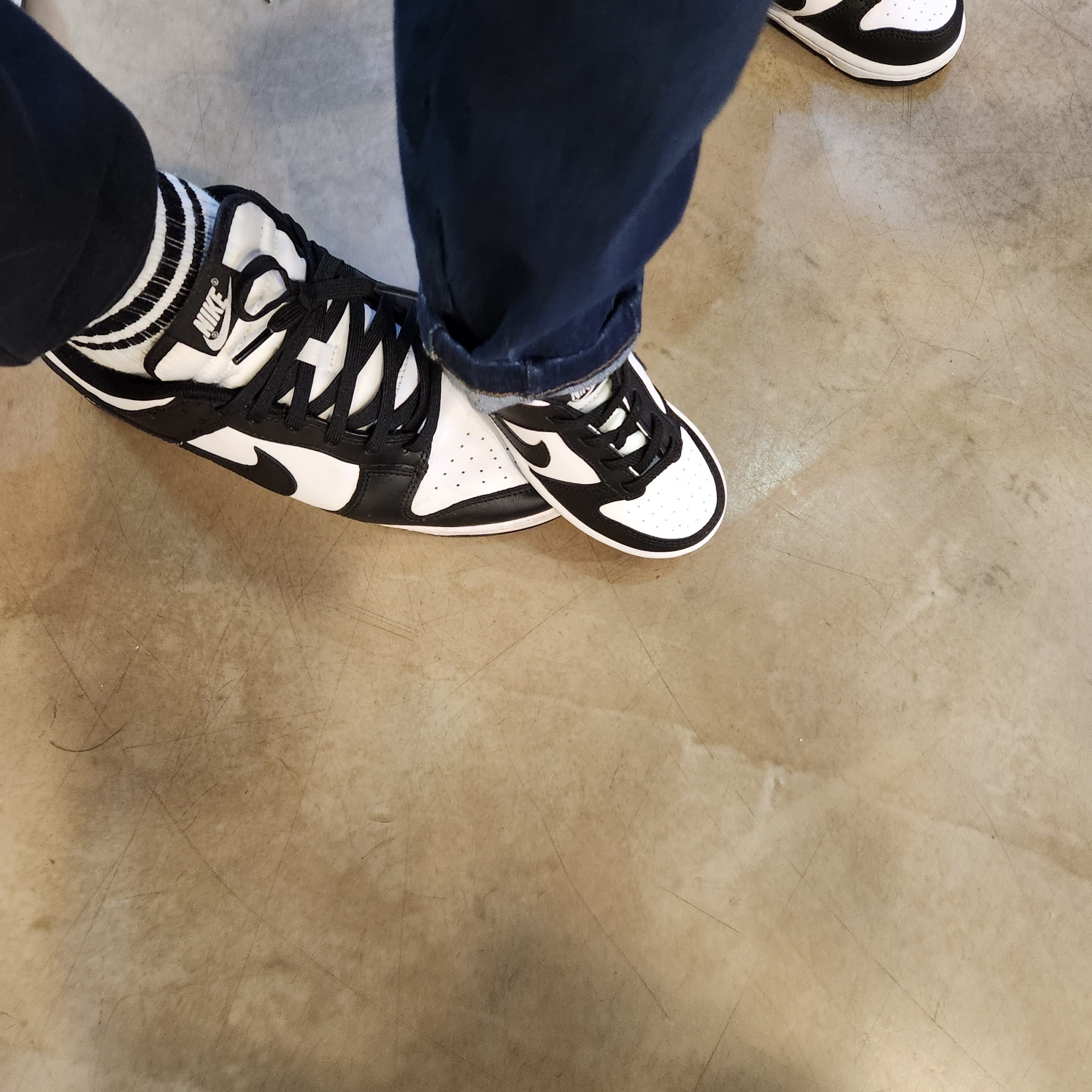 (TD) Nike Dunk Low Black, Nike Dunk Low Retro Black 착용 스타일 - 3