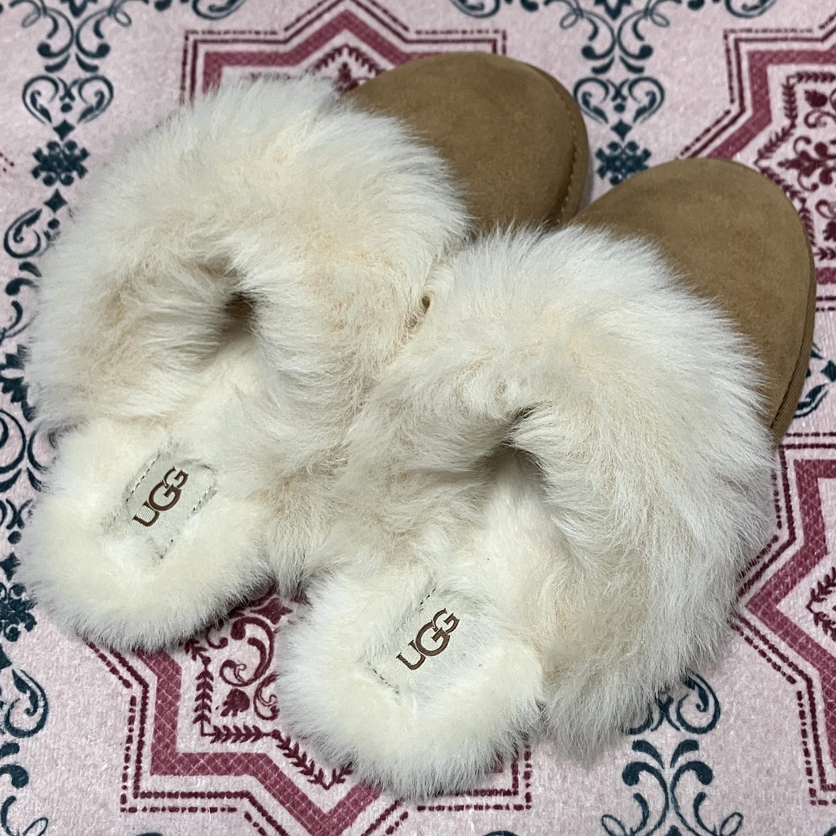 (W) UGG Scuff Sis Chestnut 착용 스타일