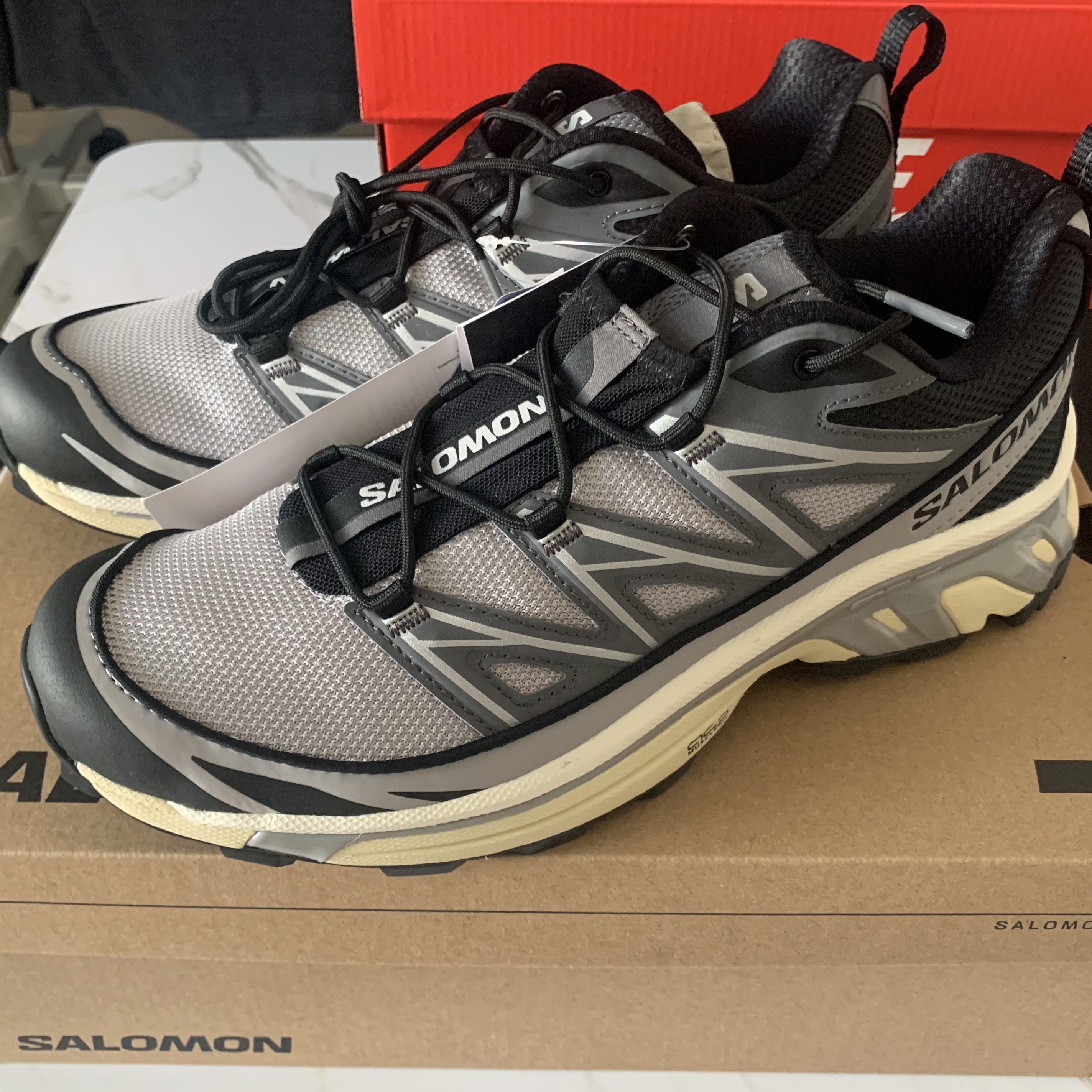 Salomon XT-6 Expanse Alloy Quiet Shade 착용 스타일