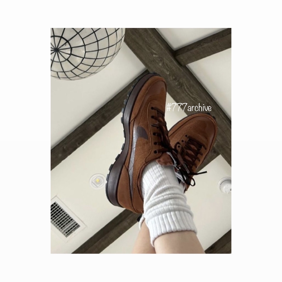 Nike x Tom Sachs General Purpose Shoe Brown 착용 스타일 - 4