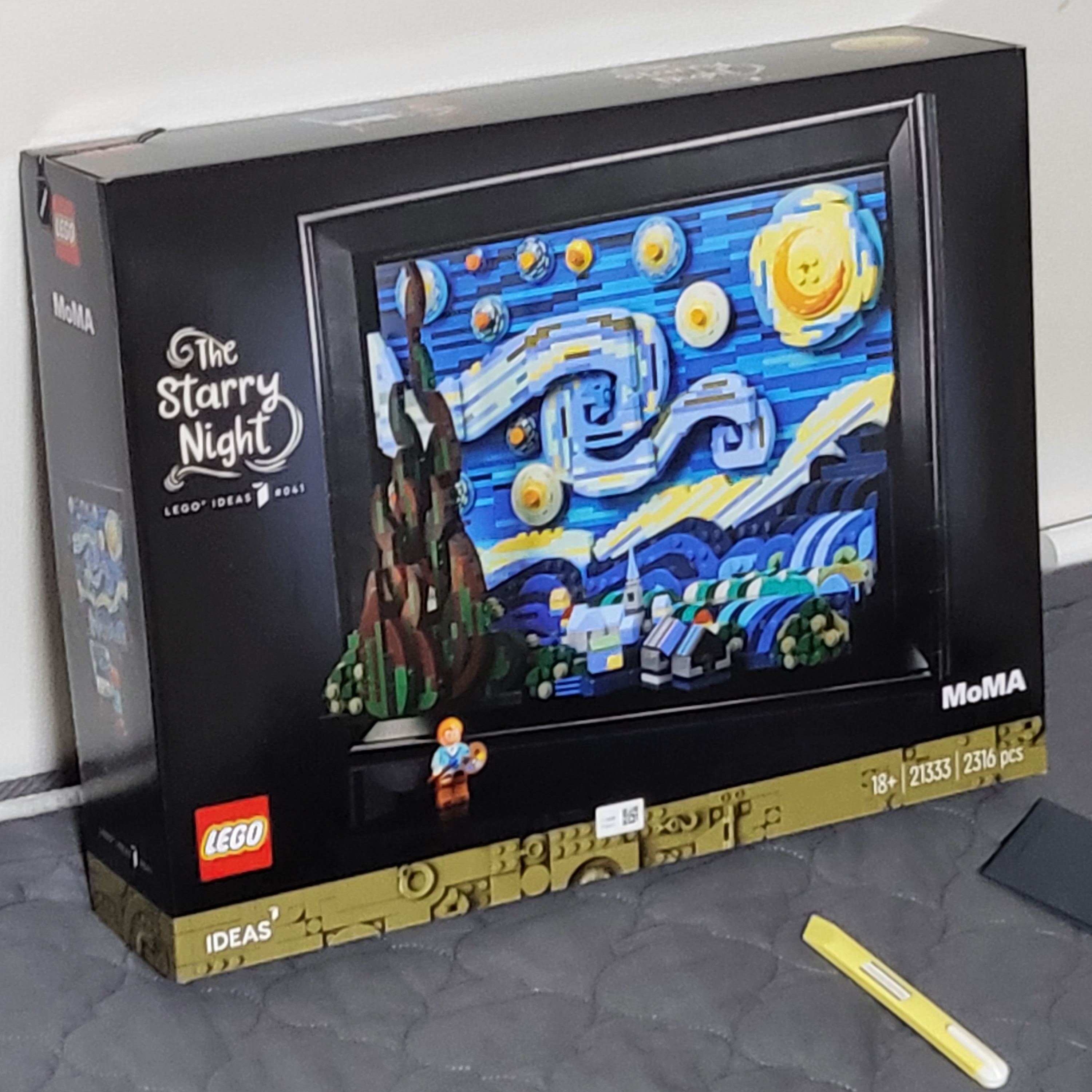 Lego Vincent Van Gogh The Starry Night 착용 스타일 - 1
