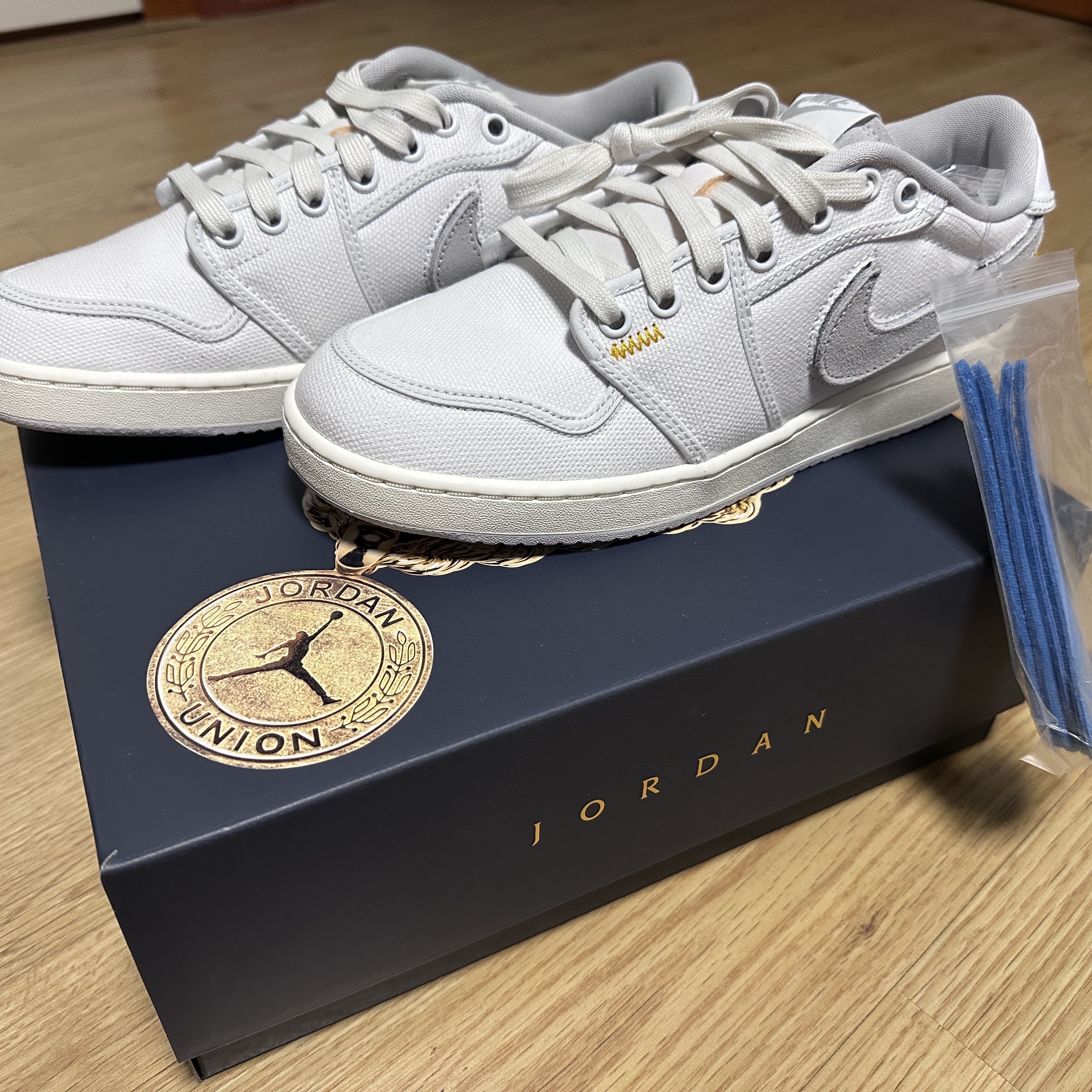 Jordan 1 x Union KO Low White 착용 스타일