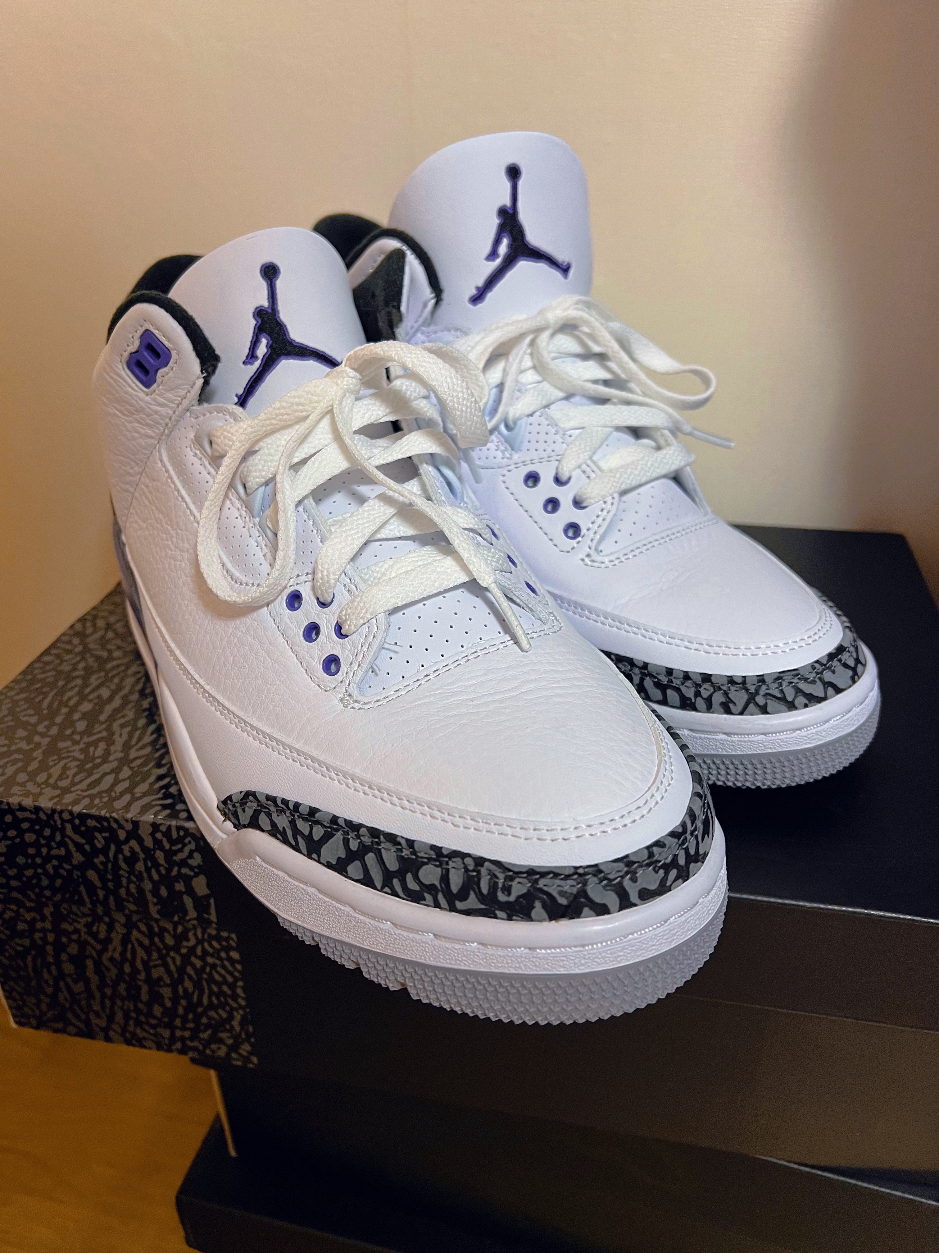 Jordan 3 Retro Dark Iris 착용 스타일 - 4