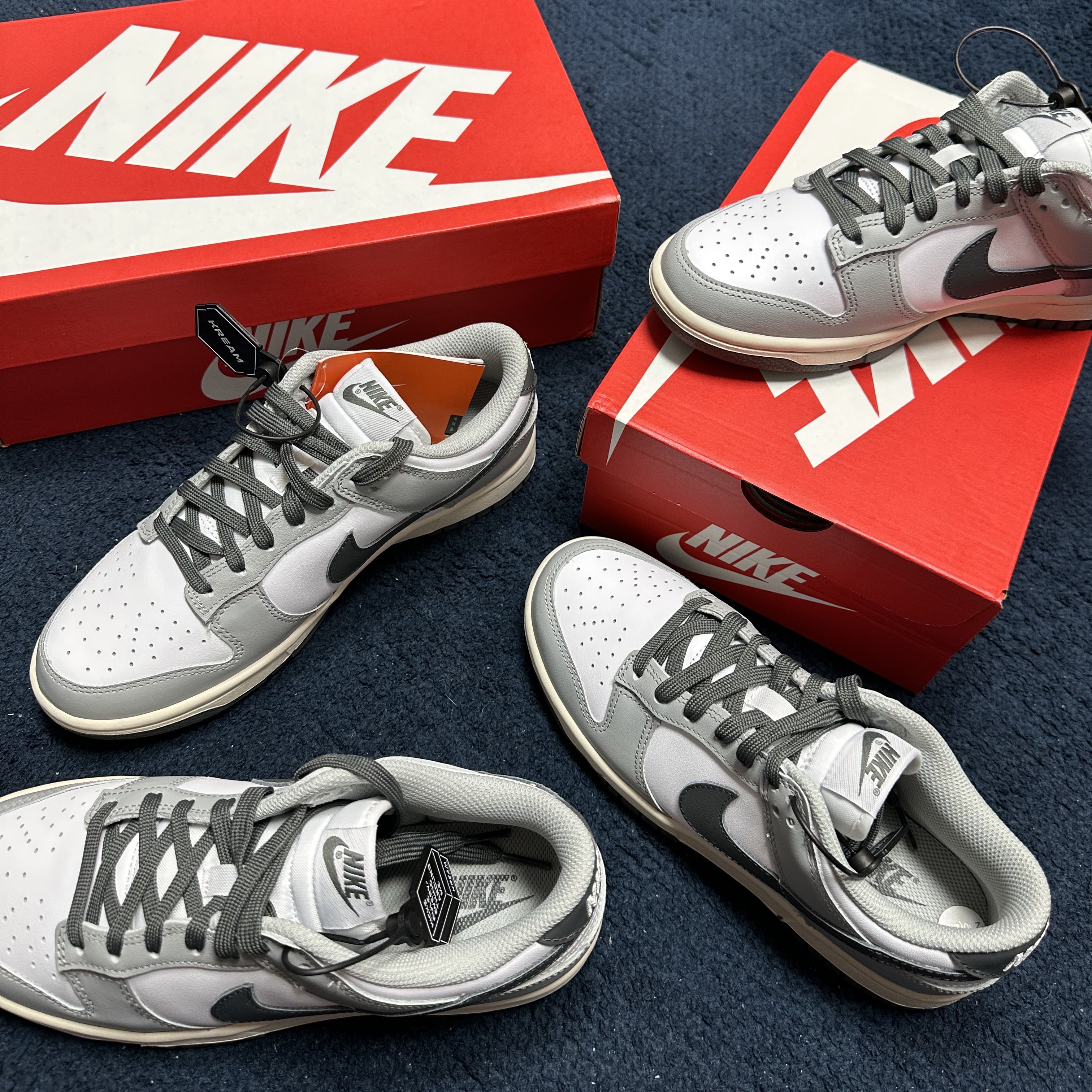 (W) Nike Dunk Low Light Smoke Grey 착용 스타일