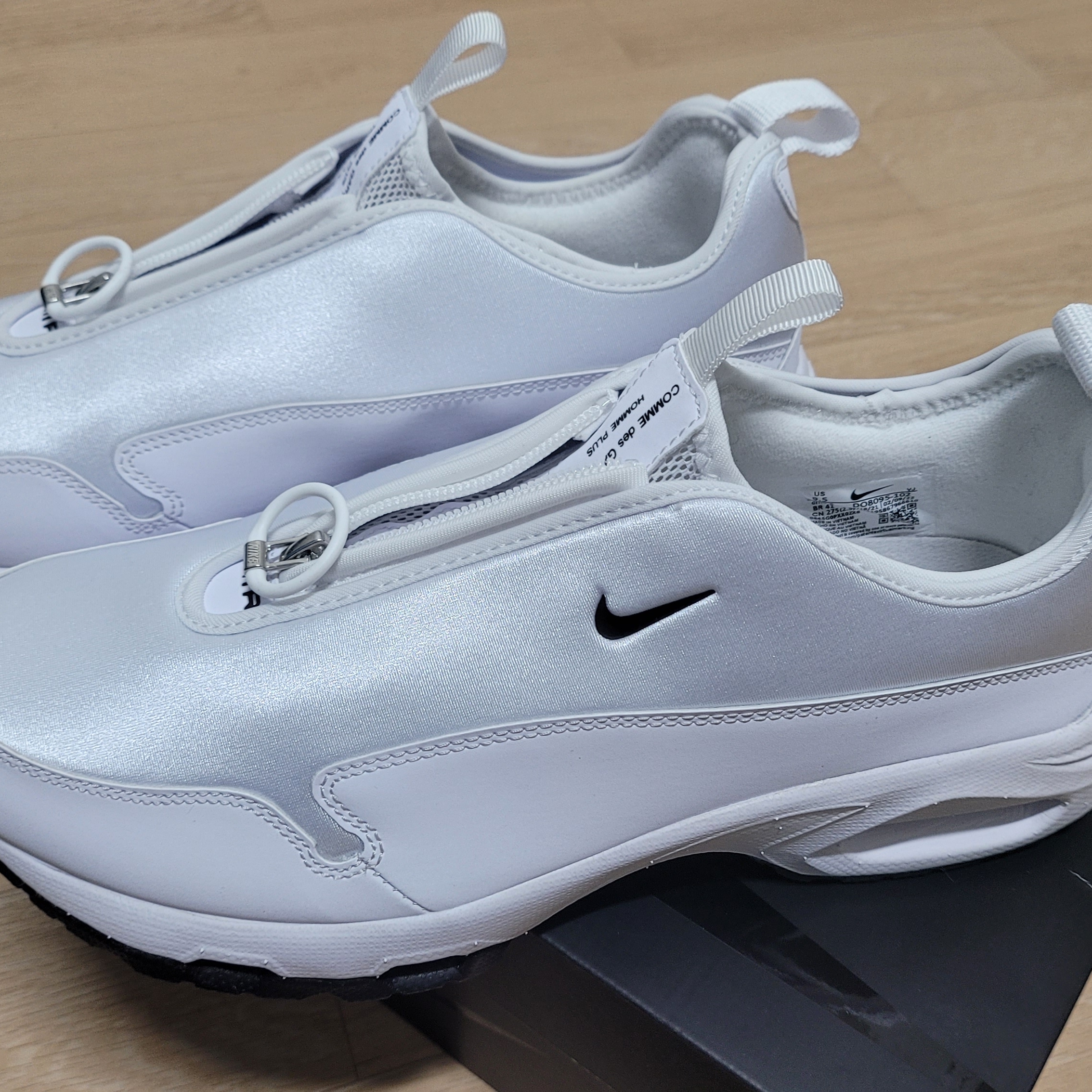 Nike x Comme des Garcons Homme Plus Air Max Sunder SP White 착용 스타일 - 2