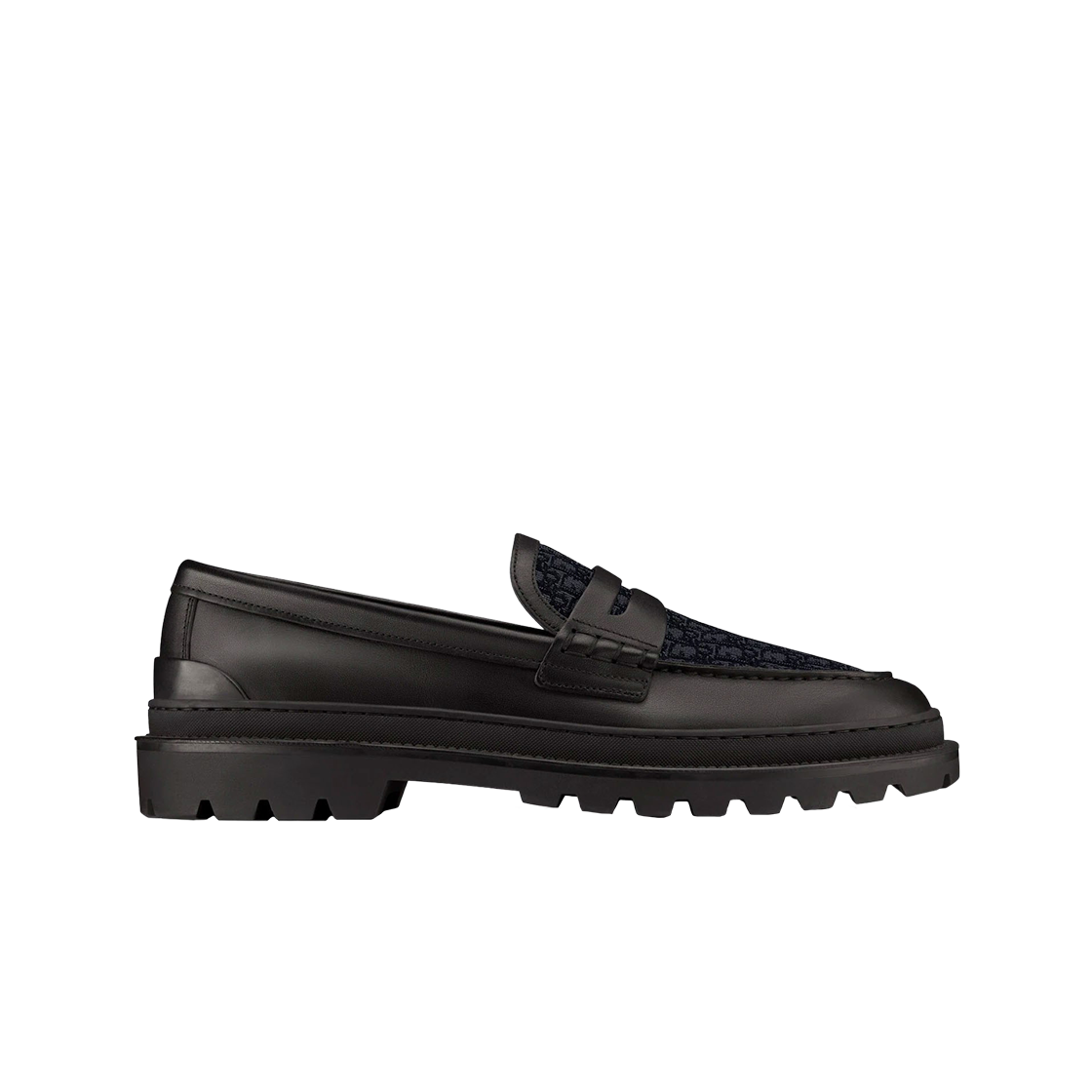 디올 익스플로러 로퍼 블랙 디올 오블리크 자카드(Dior Explorer Loafer Black Dior Oblique Jacquard) - 1