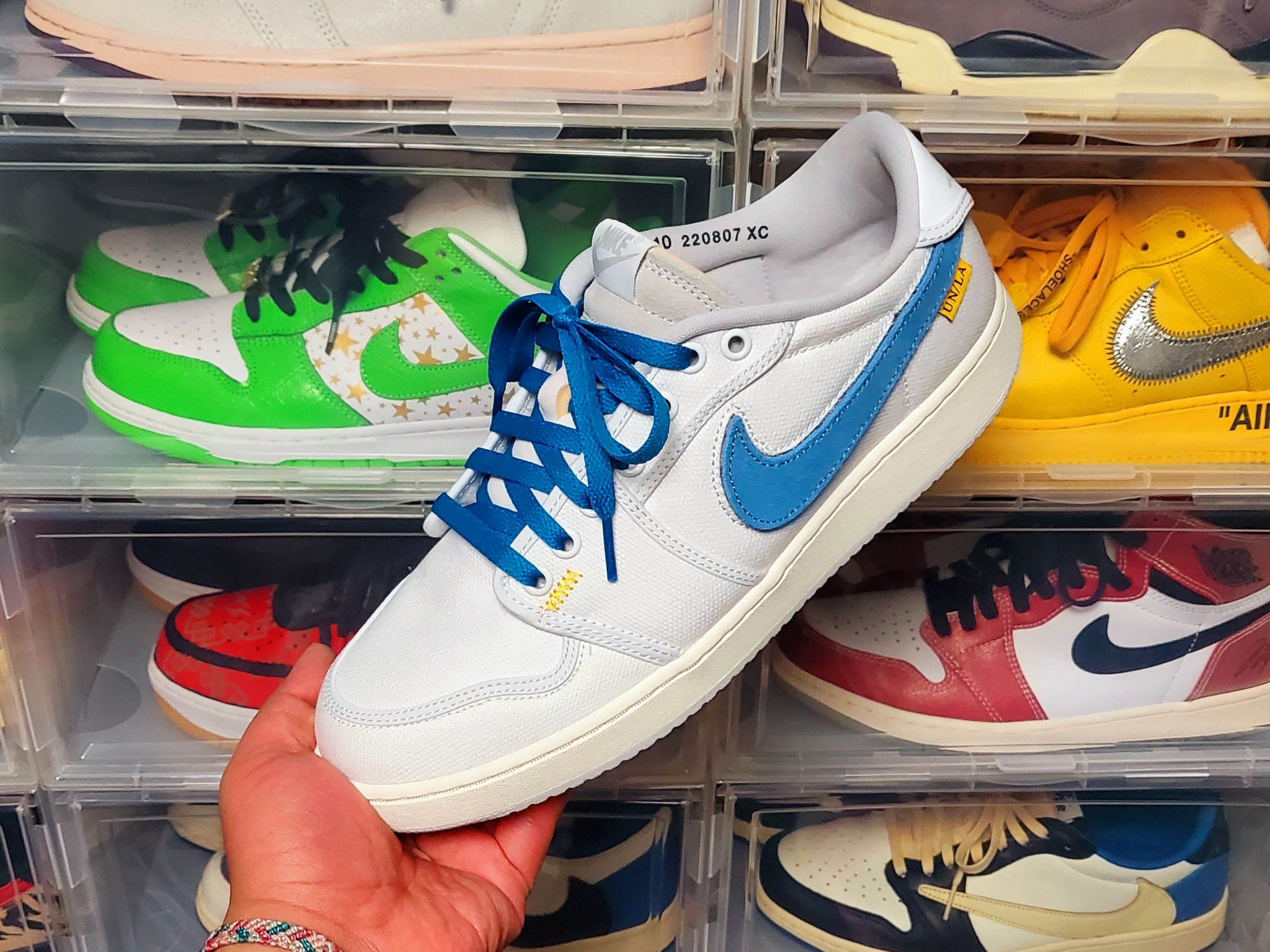 Jordan 1 x Union KO Low White, Nike SB Dunk Low Rivals Pack (East) 착용 스타일 - 1