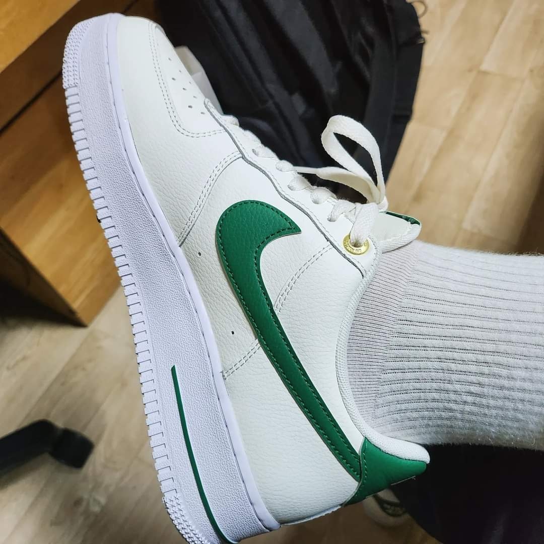 Nike Air Force 1 '07 LV8 40th Anniversary Join Forces Sail Malachite 착용 스타일