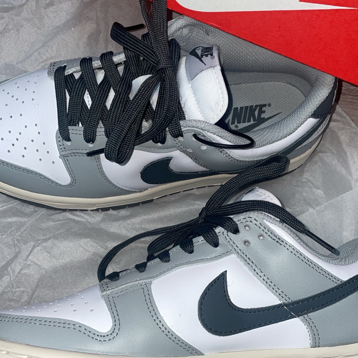 (W) Nike Dunk Low Light Smoke Grey 착용 스타일