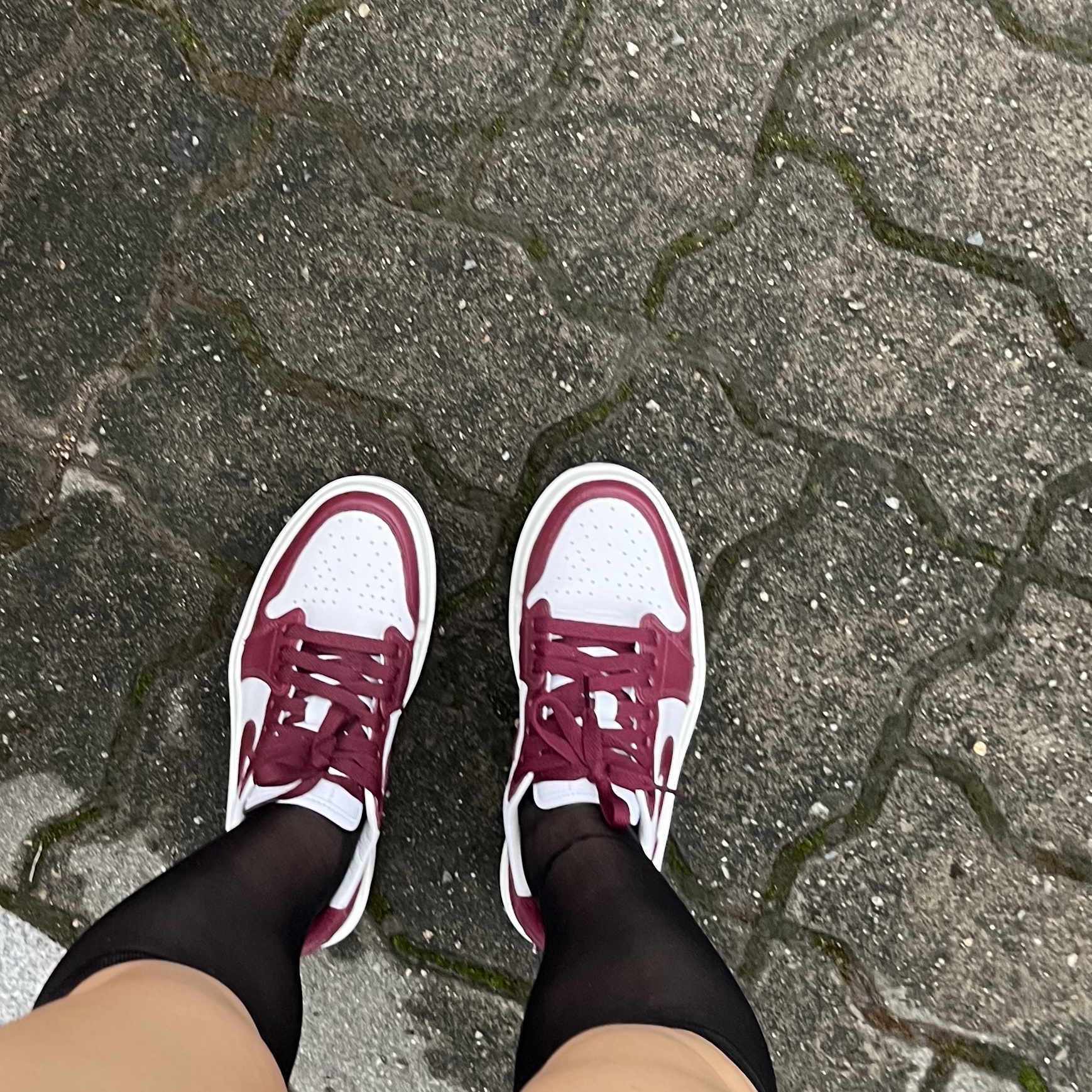 (W) Jordan 1 Elevate Low Dark Beetroot 착용 스타일