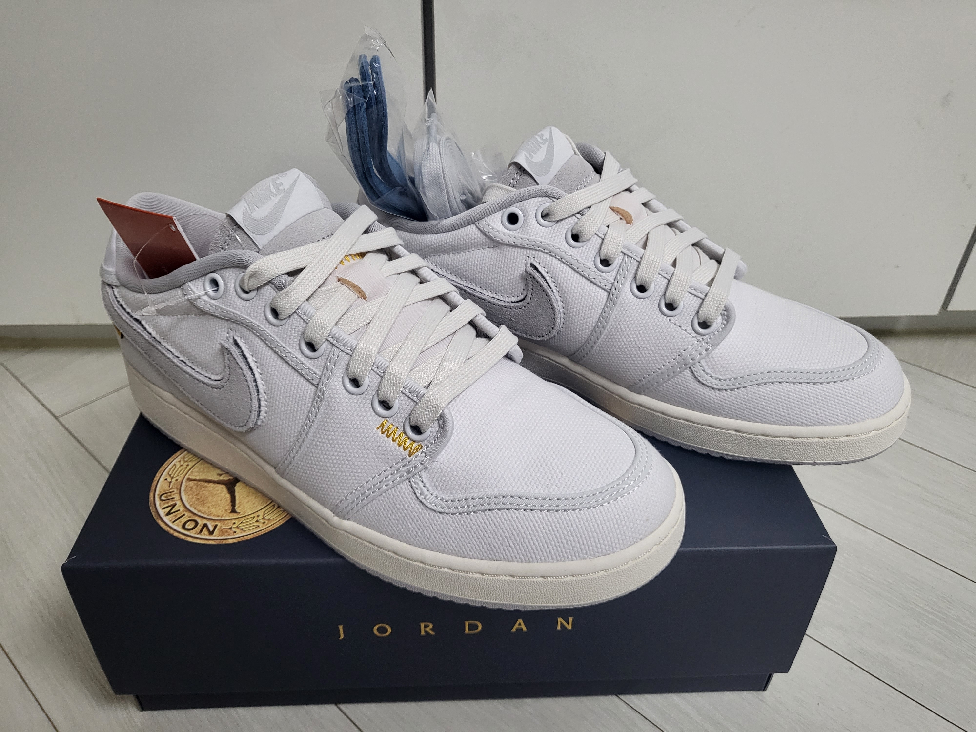 Jordan 1 x Union KO Low White 착용 스타일 - 1