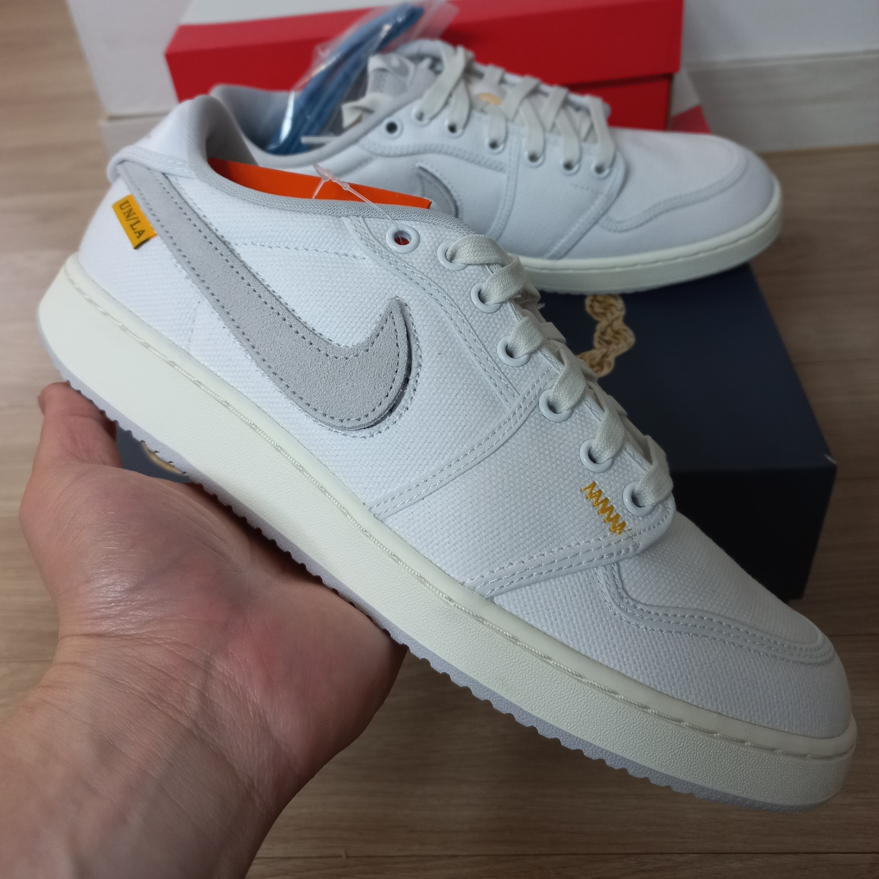 Jordan 1 x Union KO Low White 착용 스타일 - 1