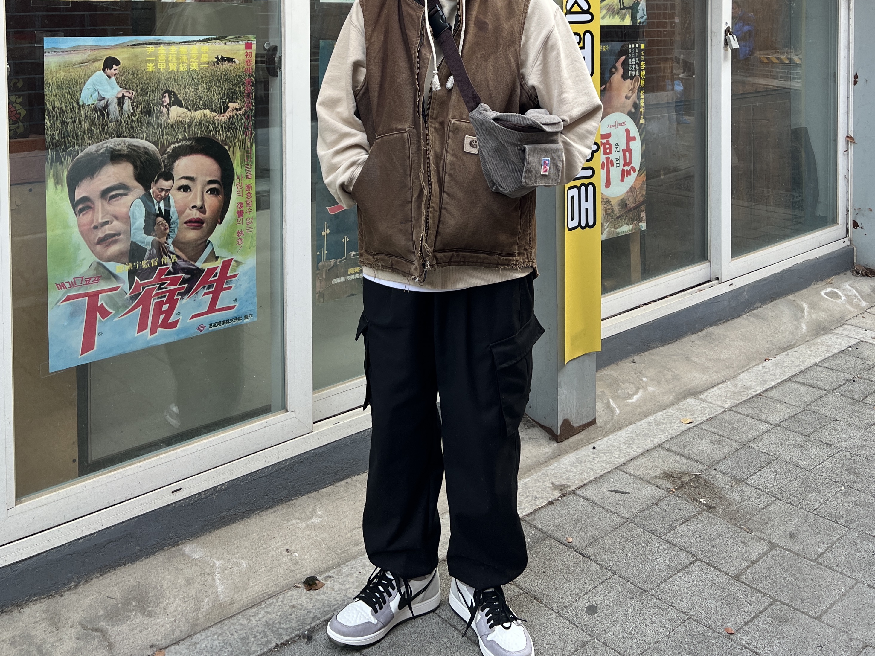 Jordan 1 Element Gore-Tex Sail 착용 스타일