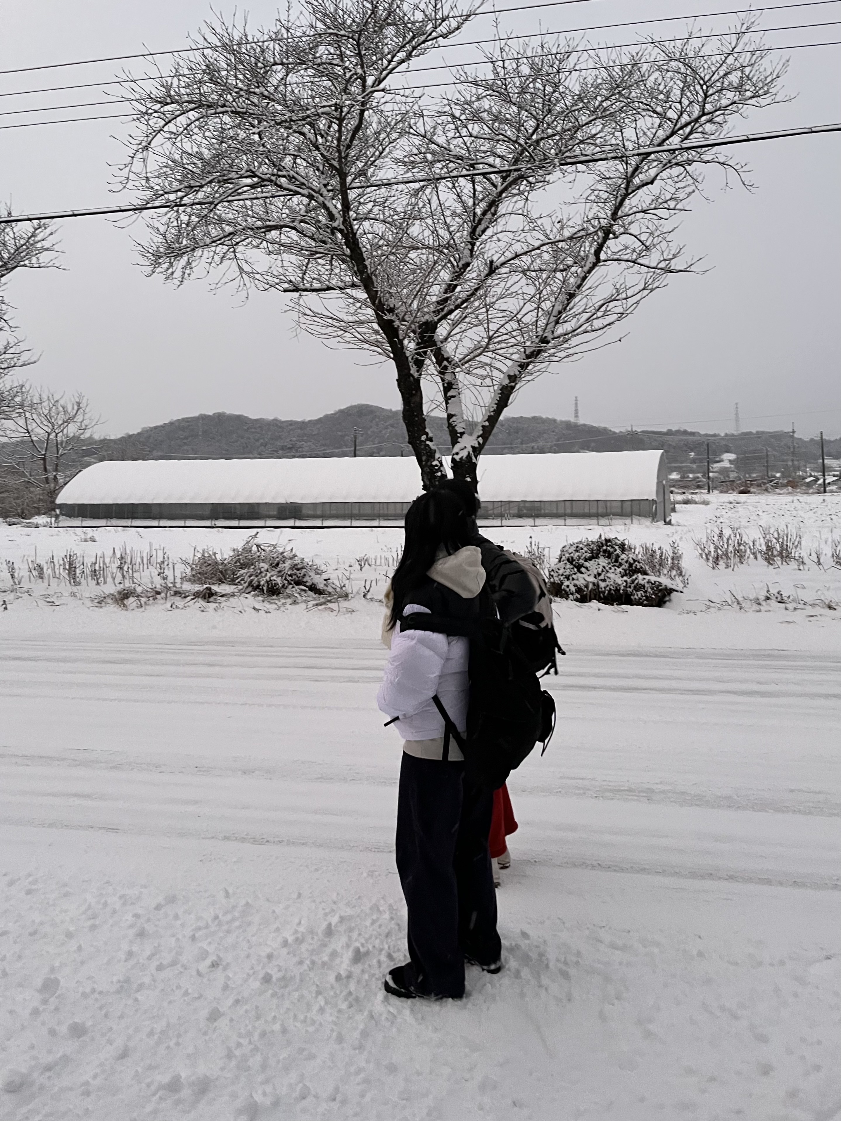 The North Face 1996 Eco Nuptse Jacket White 착용 스타일
