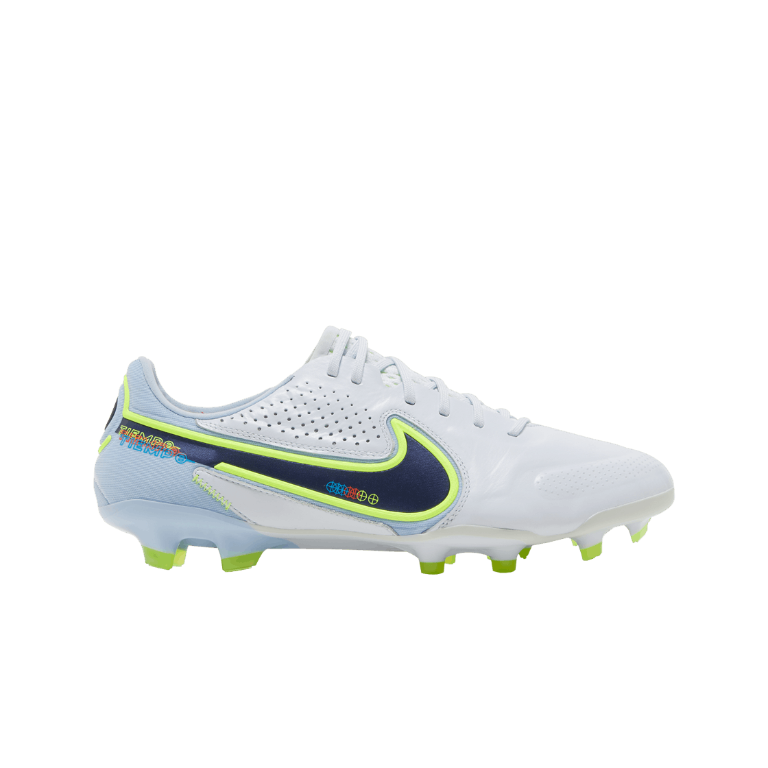 나이키 티엠포 레전드 9 엘리트 FG 풋볼 그레이 블랙큰드 블루(Nike Tiempo Legend 9 Elite FG Football Grey Blackened Blue) - 1