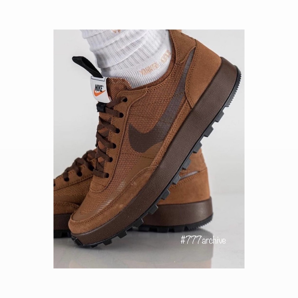 Nike x Tom Sachs General Purpose Shoe Brown 착용 스타일 - 5