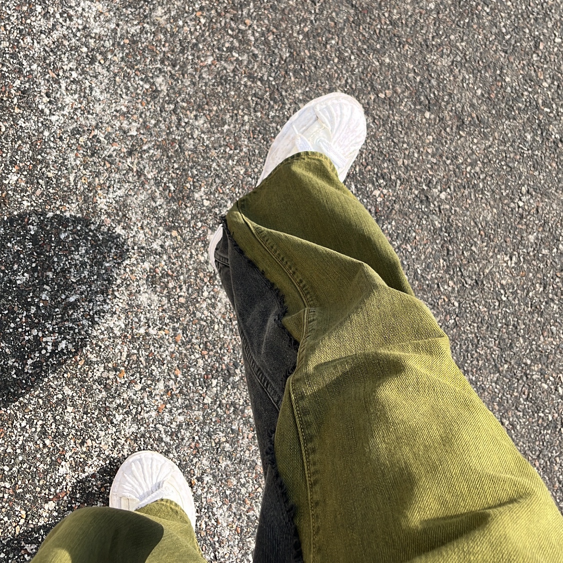 Maison Mihara Yasuhiro Blakey OG Sole Canvas Low-top Sneakers White 착용 스타일