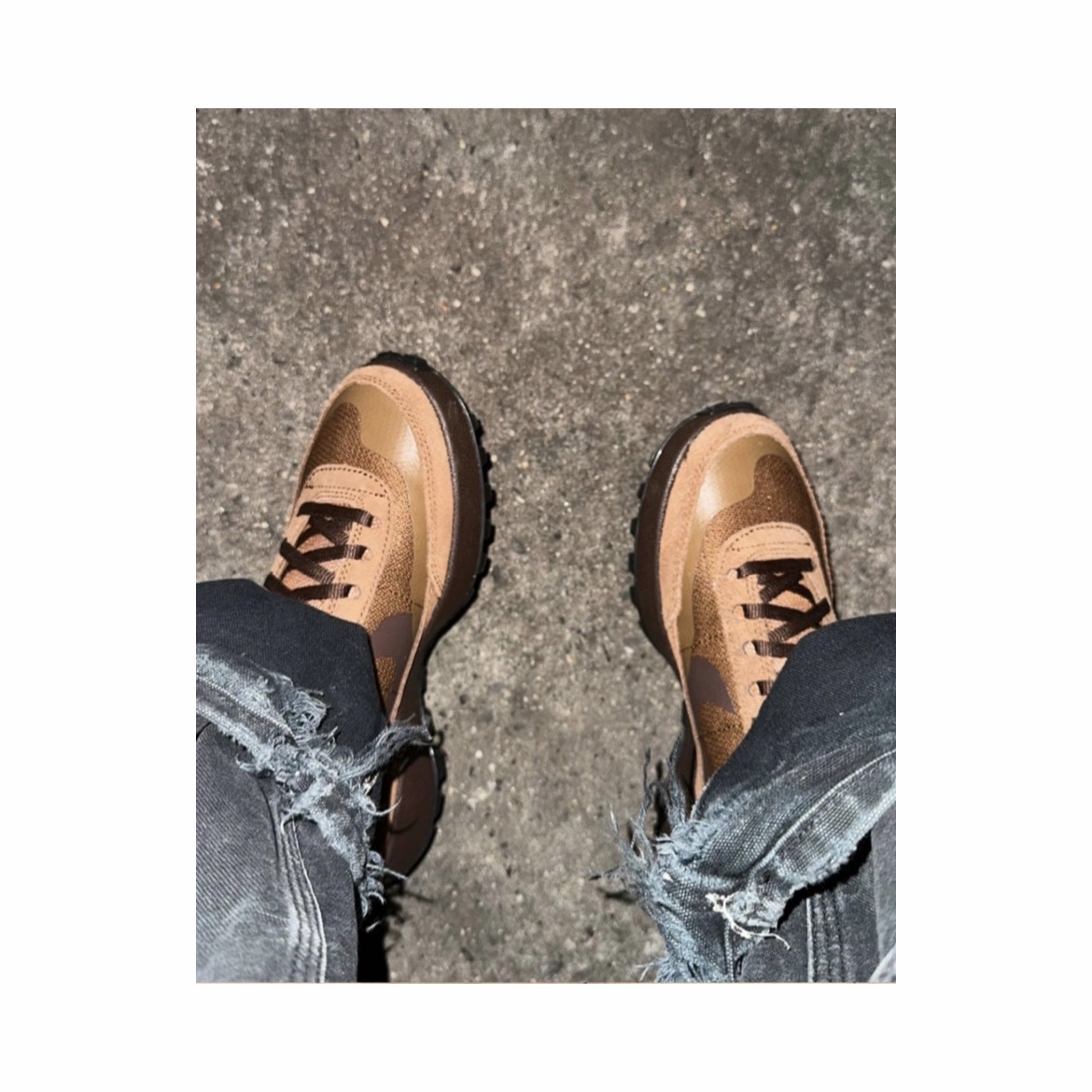 Nike x Tom Sachs General Purpose Shoe Brown 착용 스타일 - 5