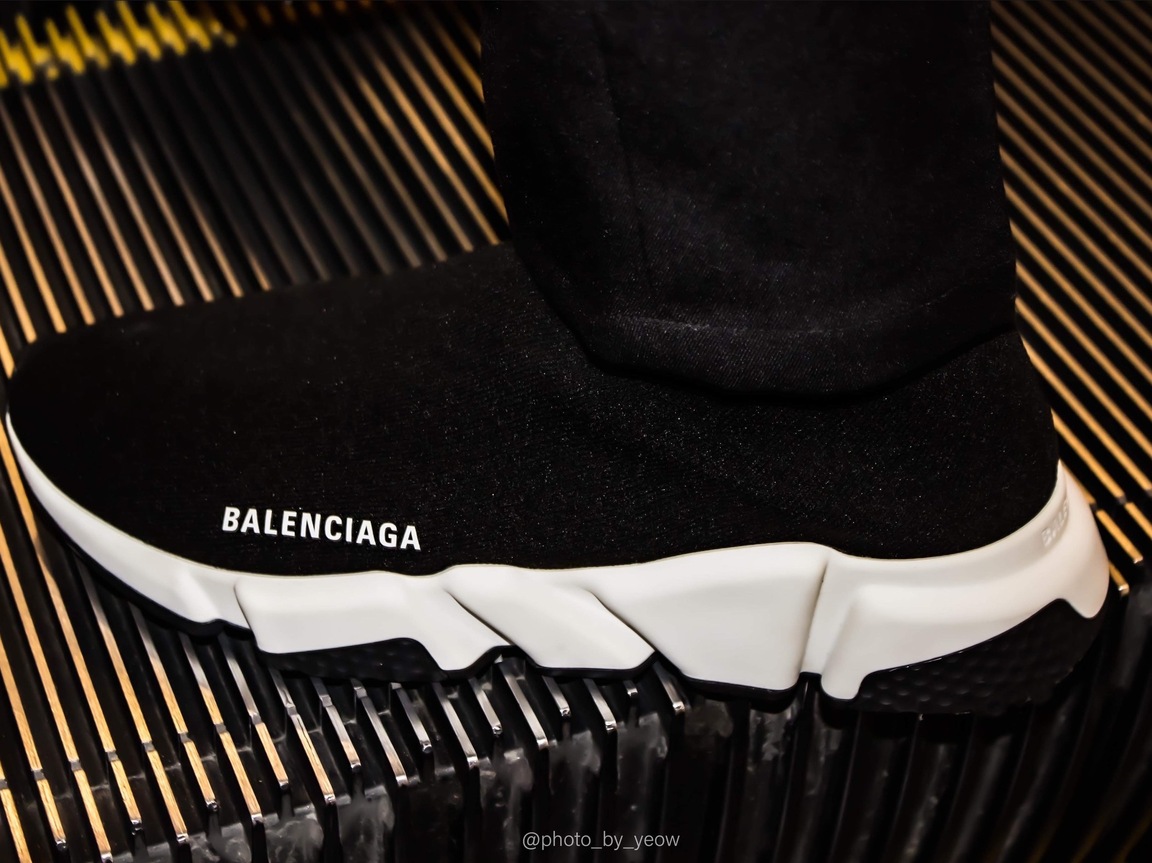 Balenciaga Speed Trainer Black White 2021/2022, Balenciaga Speed Trainer Black White 2020 착용 스타일