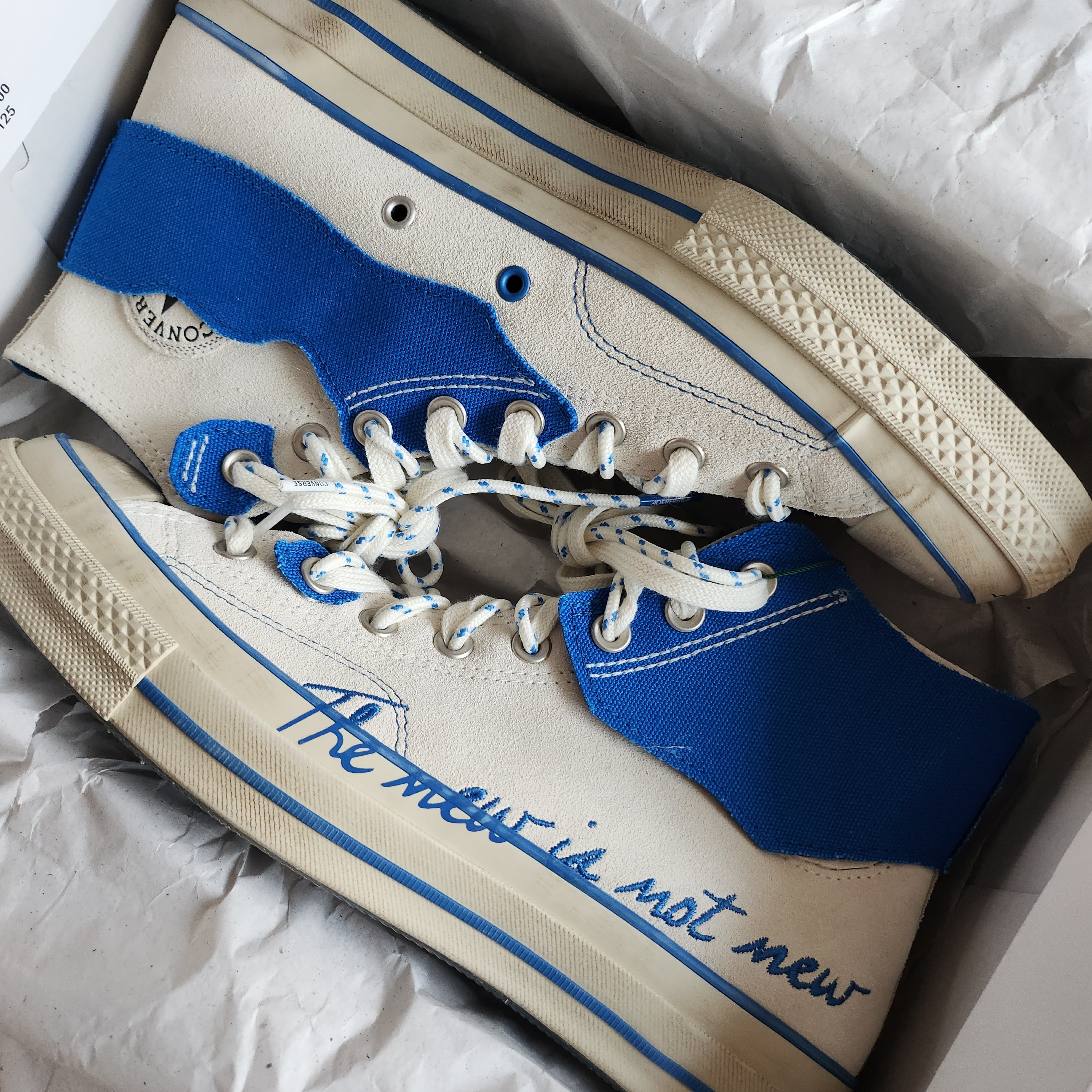 Converse x Ader Error Chuck 70 High White 착용 스타일