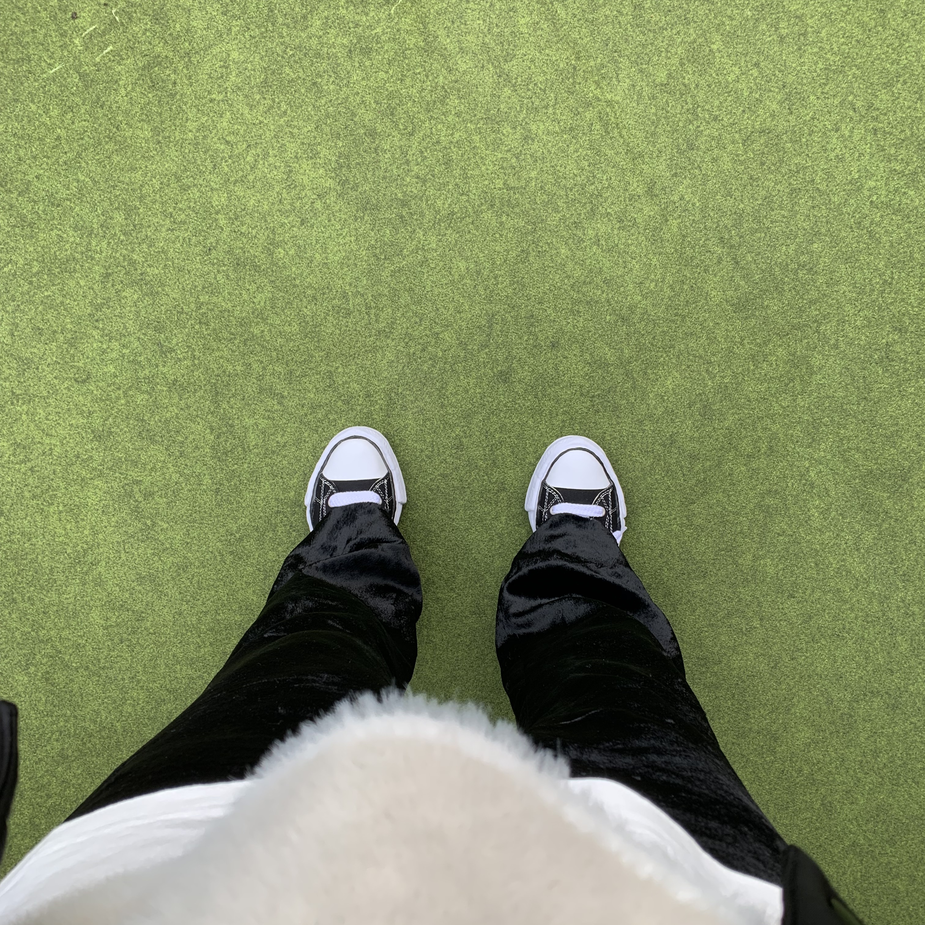 Maison Mihara Yasuhiro Peterson OG Sole Canvas Low Sneakers Black 착용 스타일 - 1