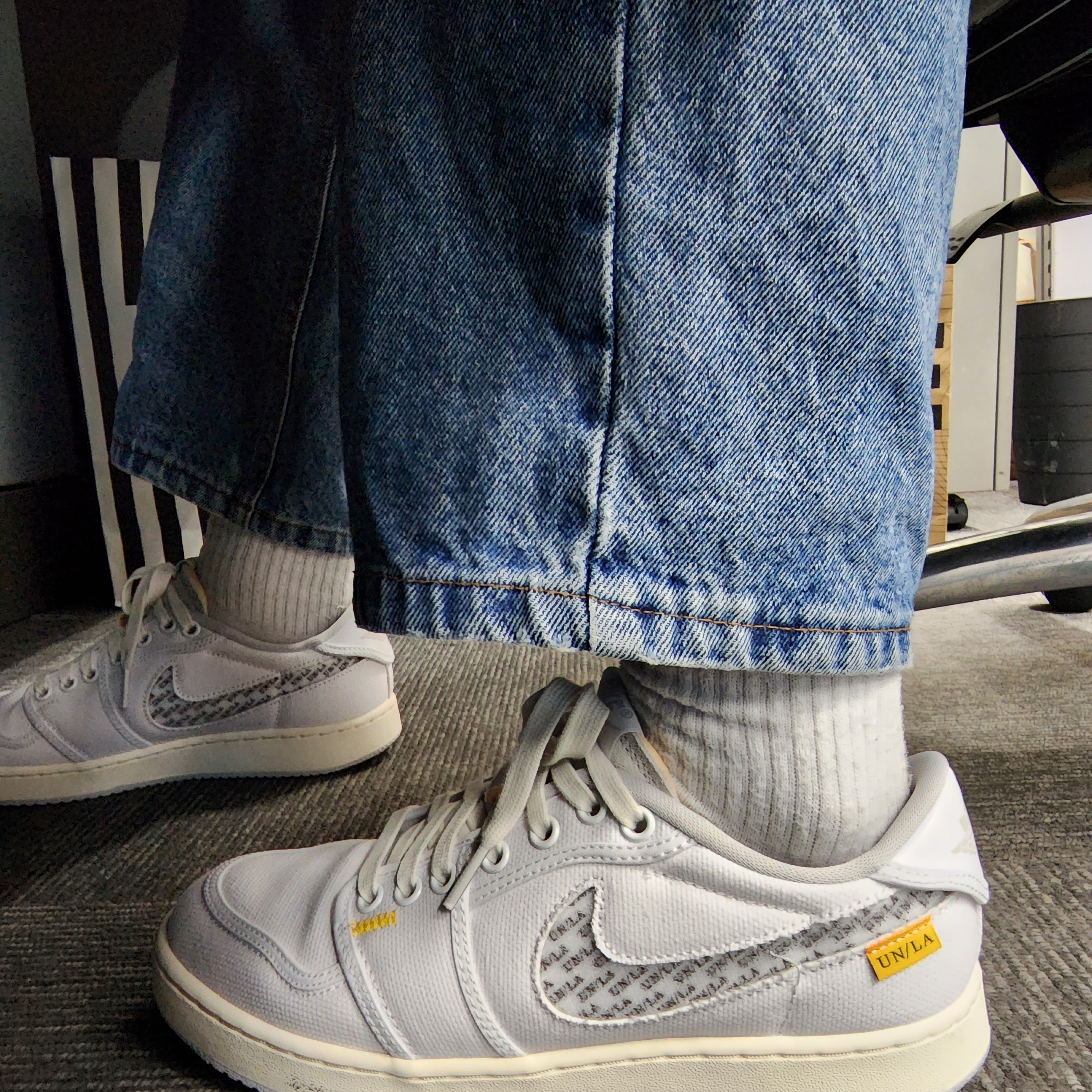 Jordan 1 x Union KO Low White 착용 스타일 - 1