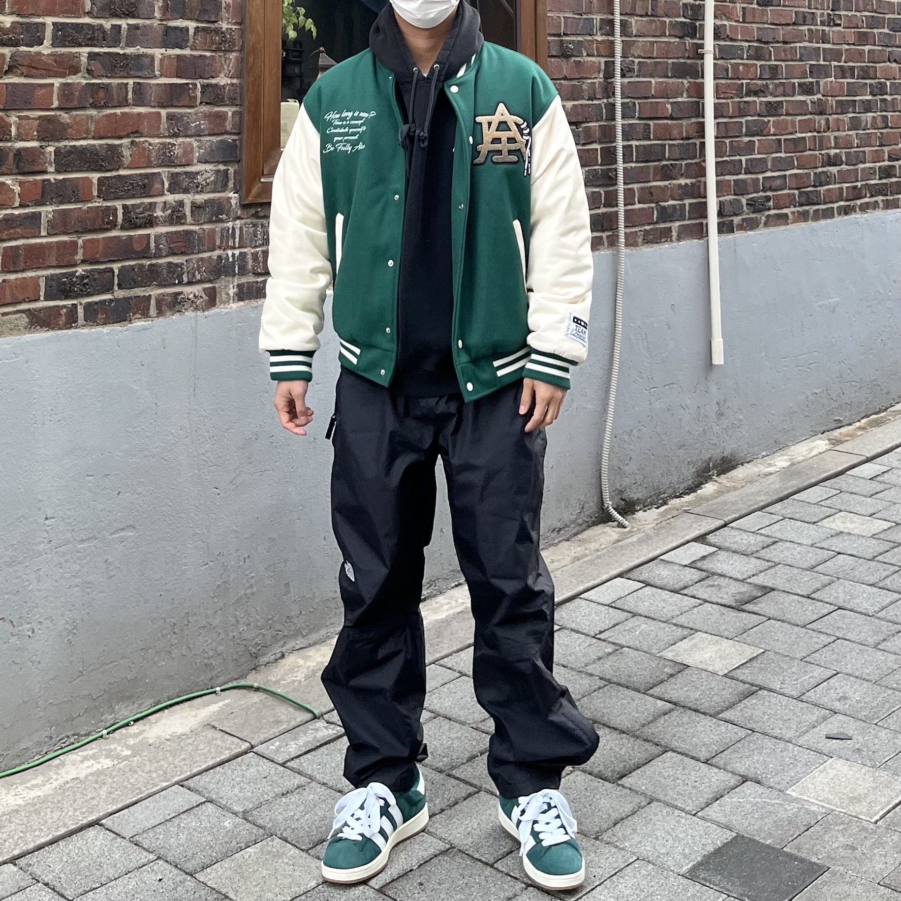 Adidas Campus 00s St Forest Glade 착용 스타일